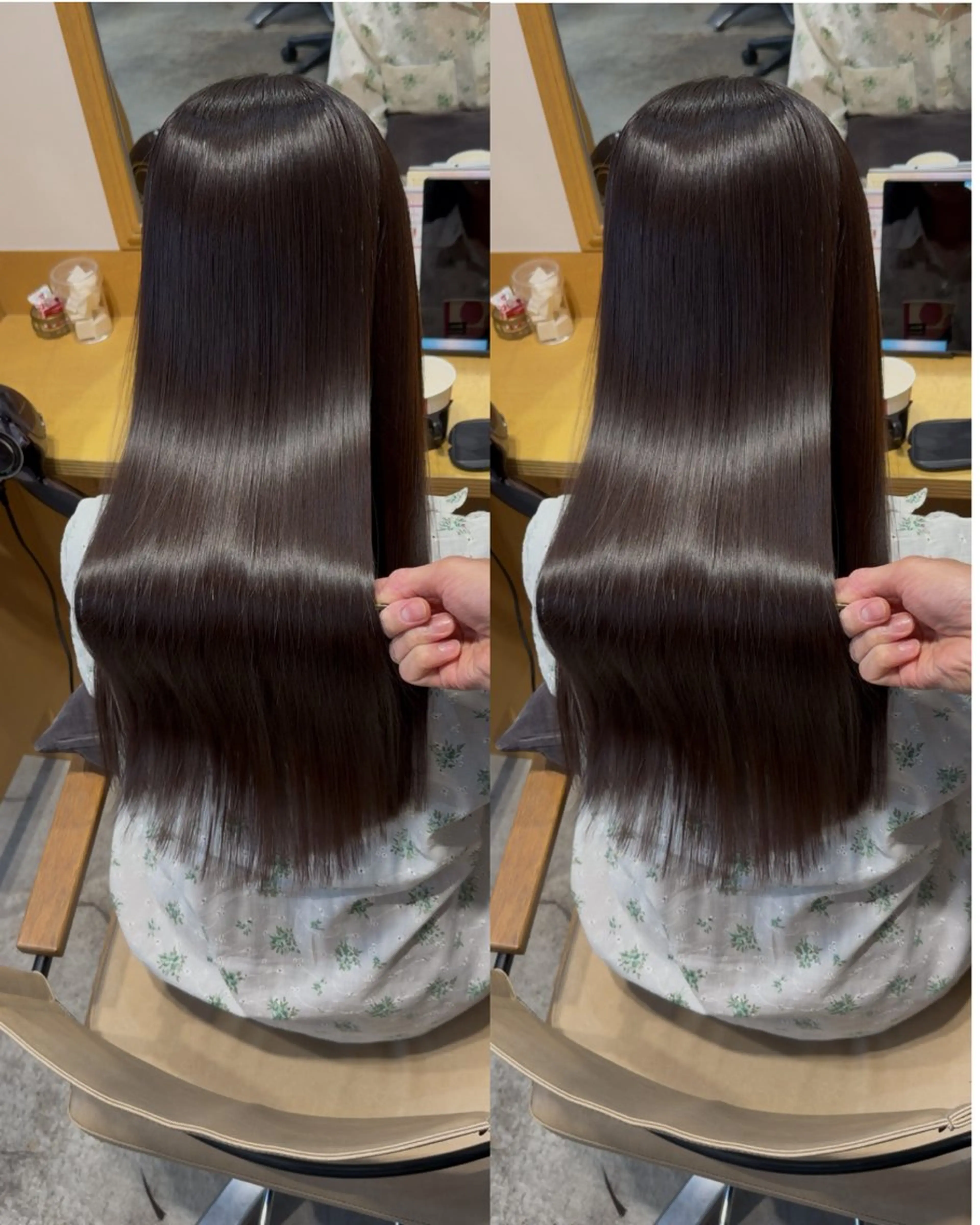 ロング カット 縮毛矯正 トリートメント 恵比寿/艶髪/ 髪質改善特化/フミヤのヘアスタイル