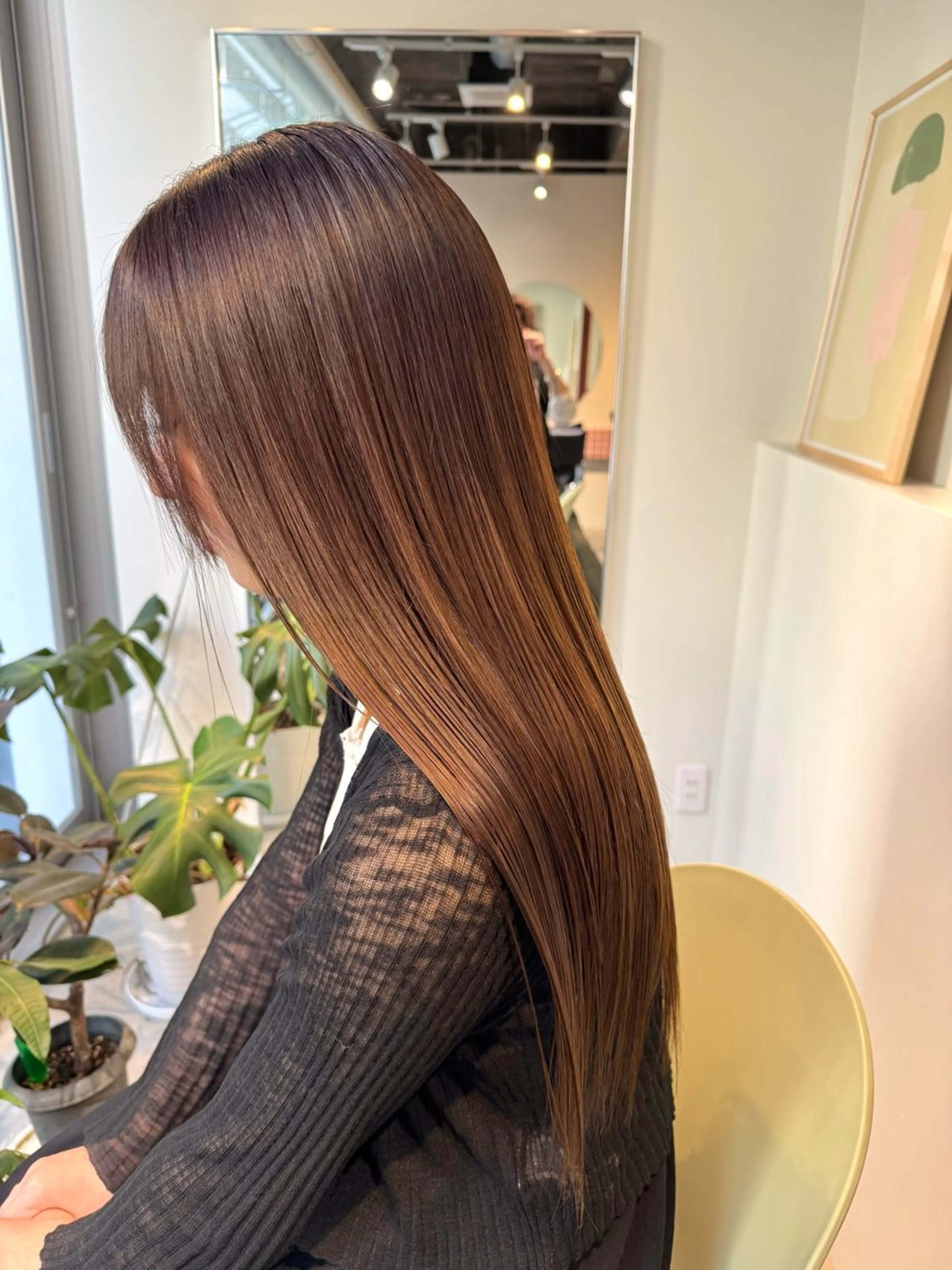 髪質改善ストレート+oggi otto 4stepトリートメントの写真