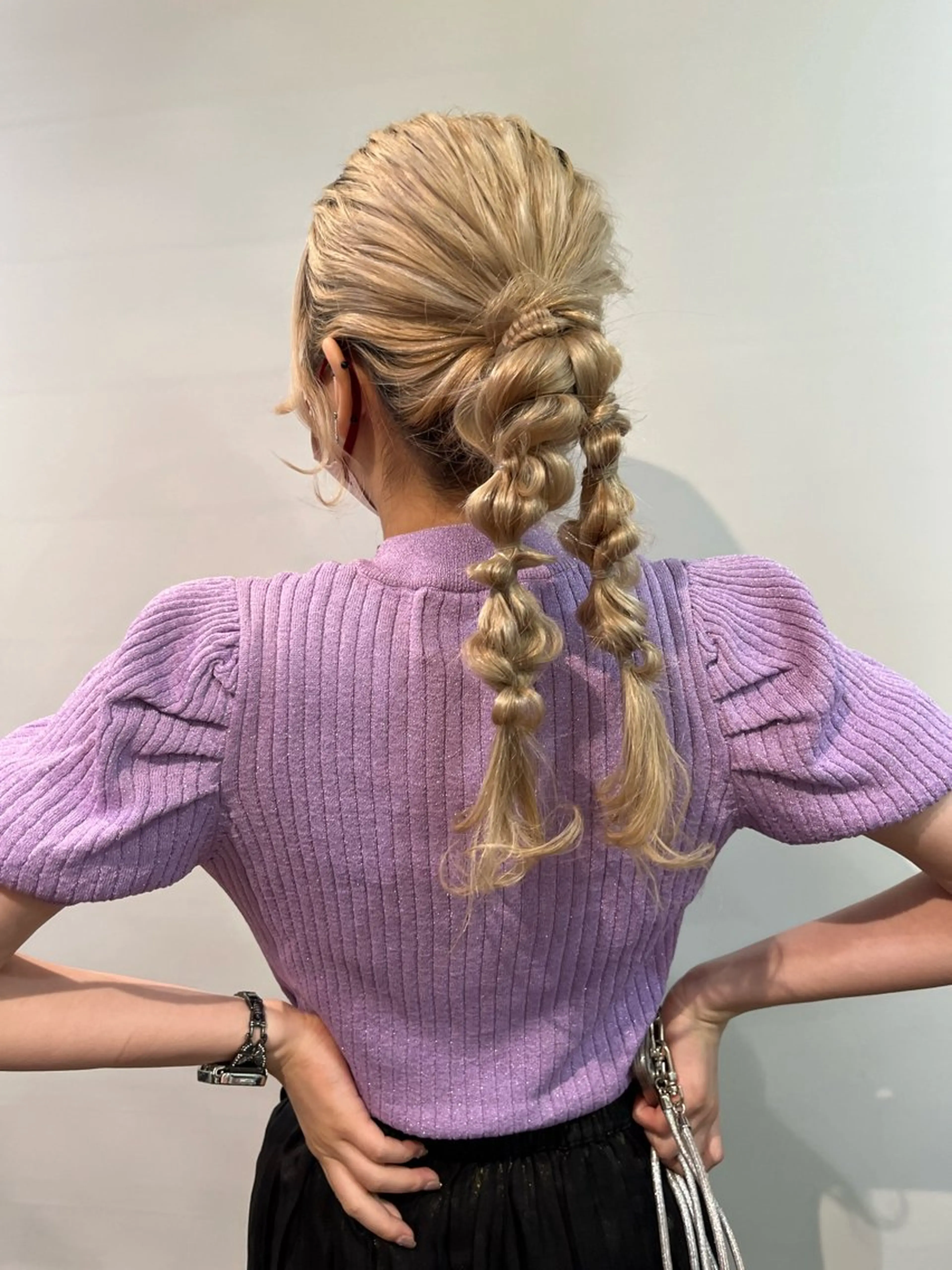 ヘアアレンジ 💖デザインカラー/ タダ ハナカ💖のヘアスタイル