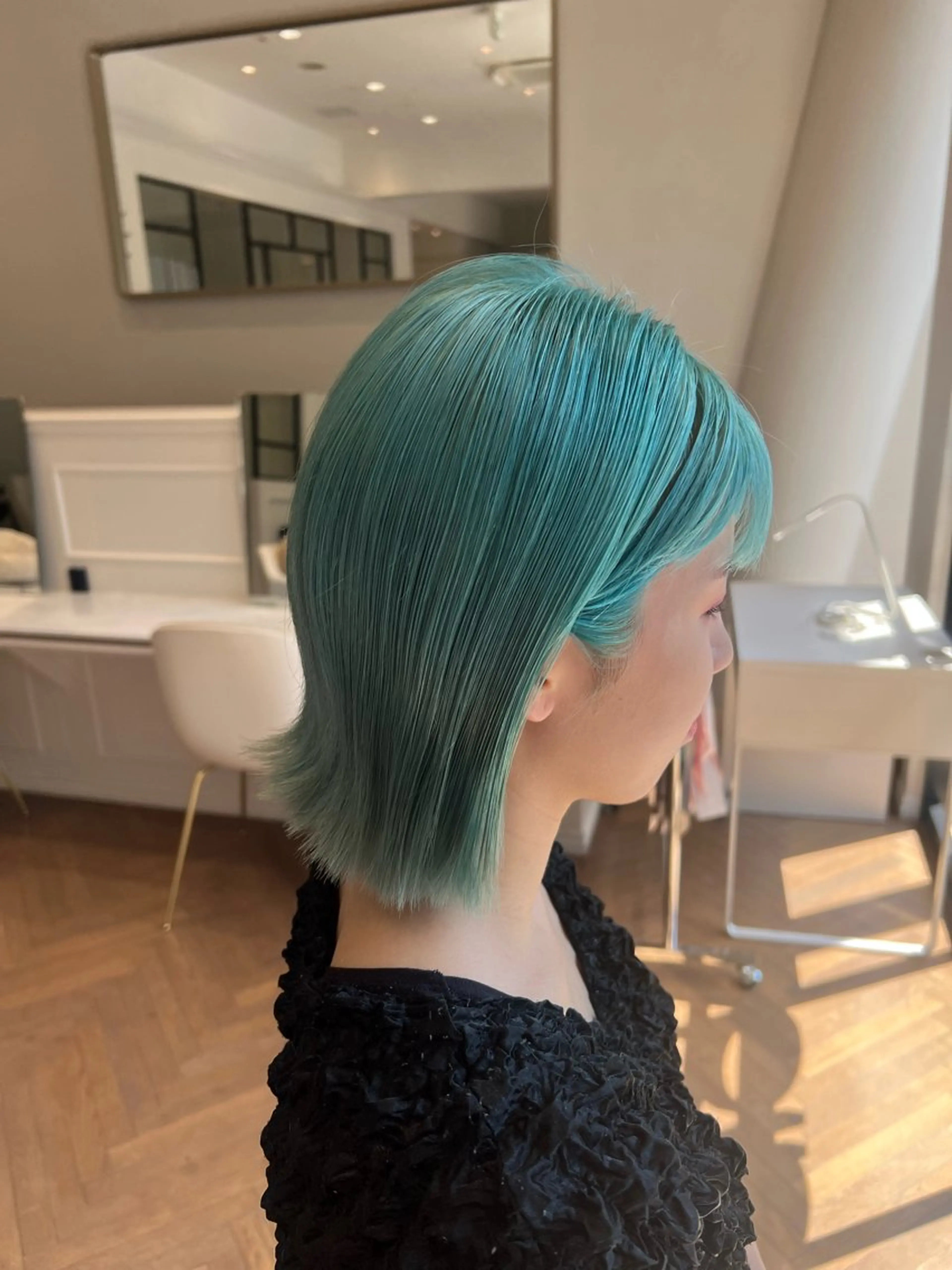 ショート カラー ブルーカラー ヘアカラー 似合わせ/レイヤー 💟SAEのヘアスタイル