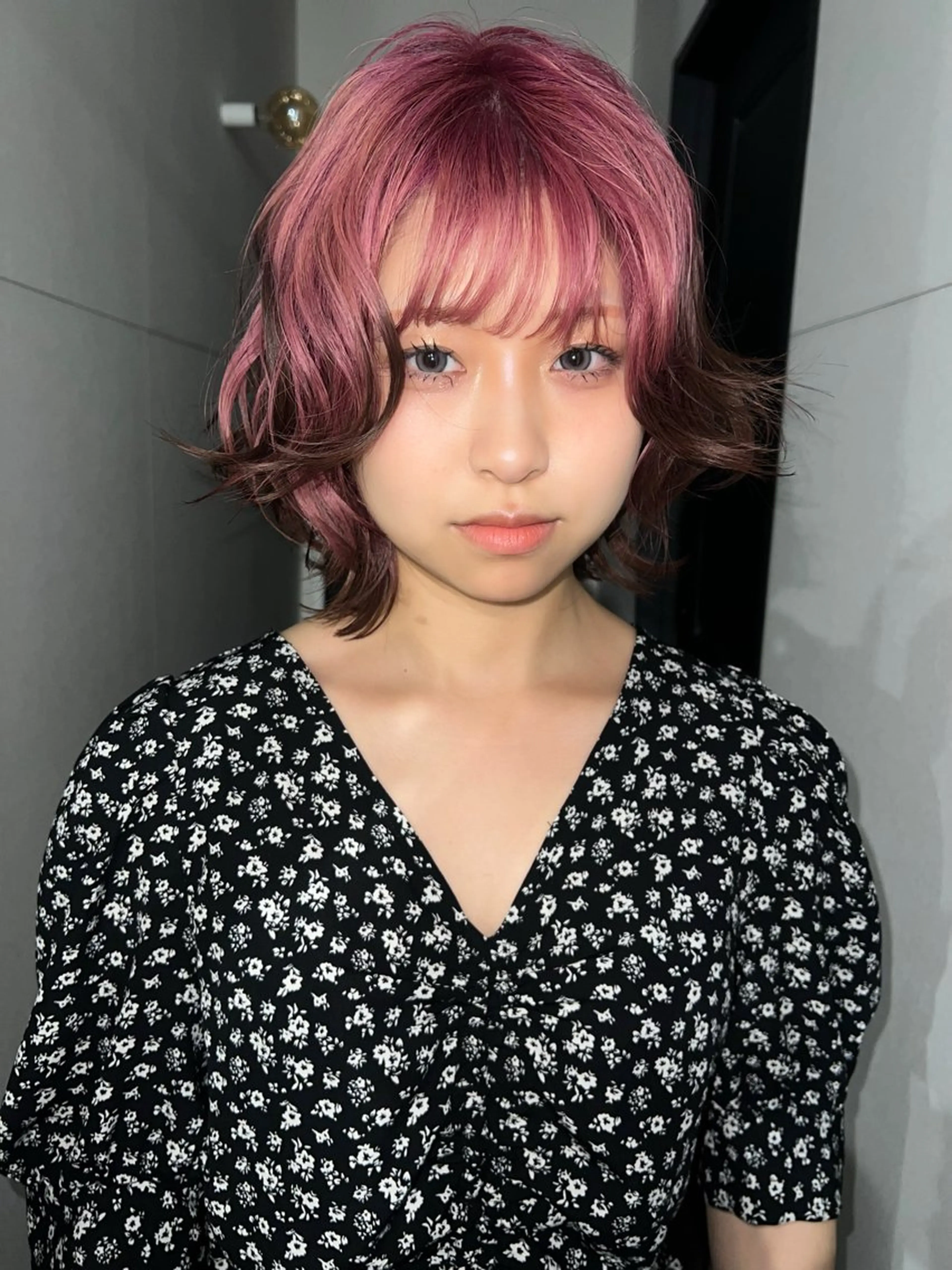 ミディアム カラー ヘアカラー eim AYUKAのヘアスタイル