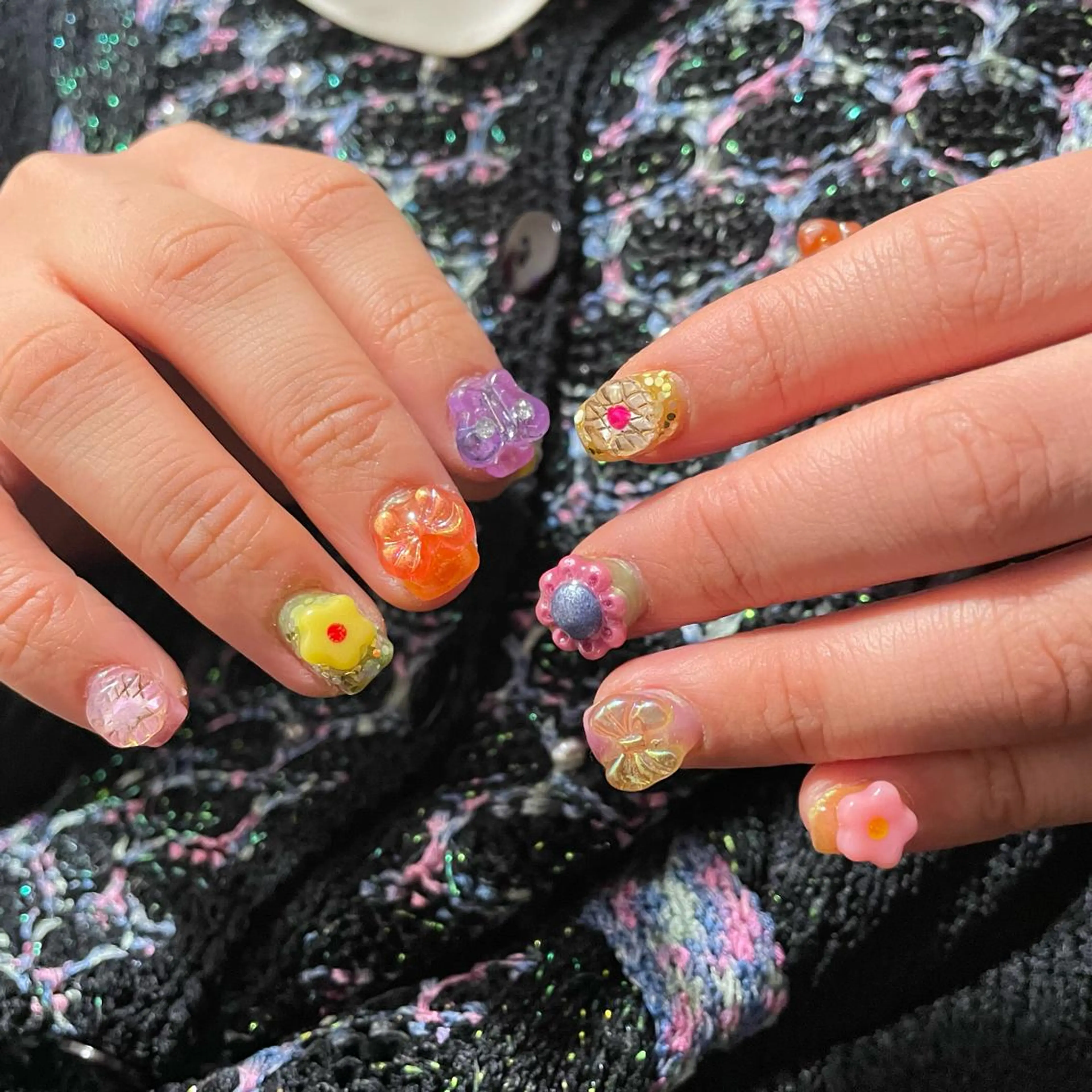 ネイル 新井 ひなののネイルデザイン