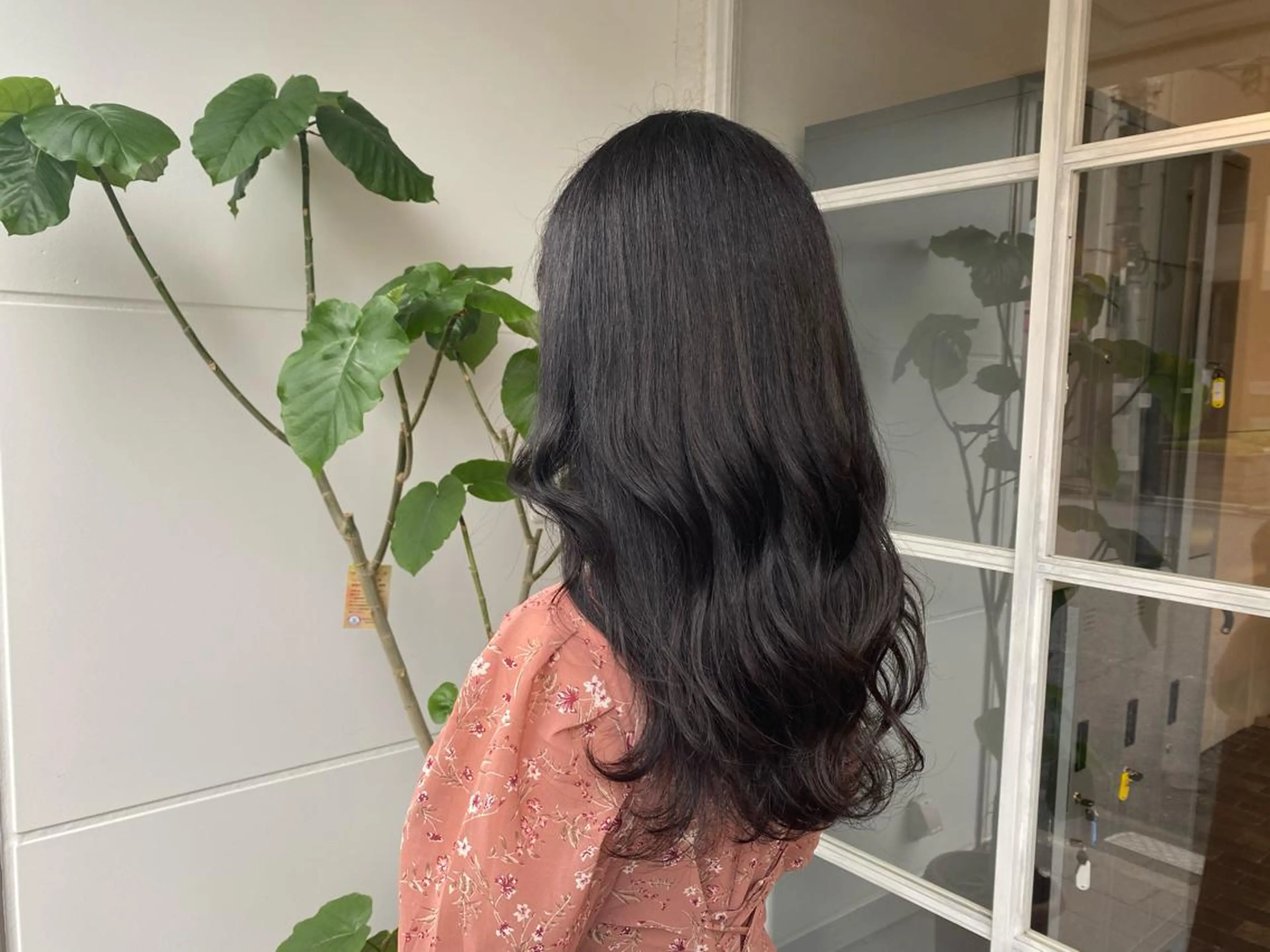 ロング ヘアカラー たなか もえなのヘアスタイル