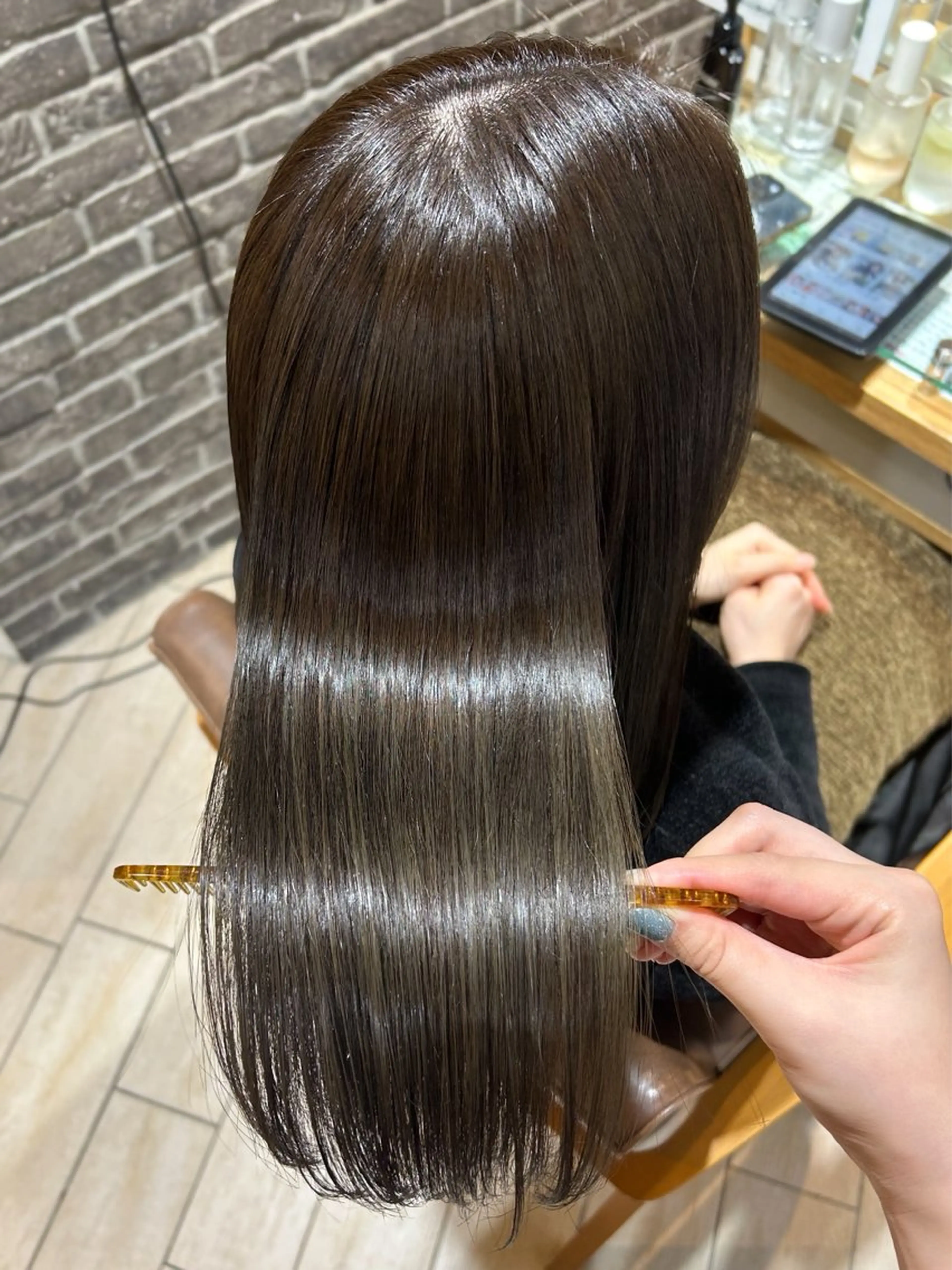 セミロング カラー カット ヘアカラー Ami 🕊‎✨のヘアスタイル