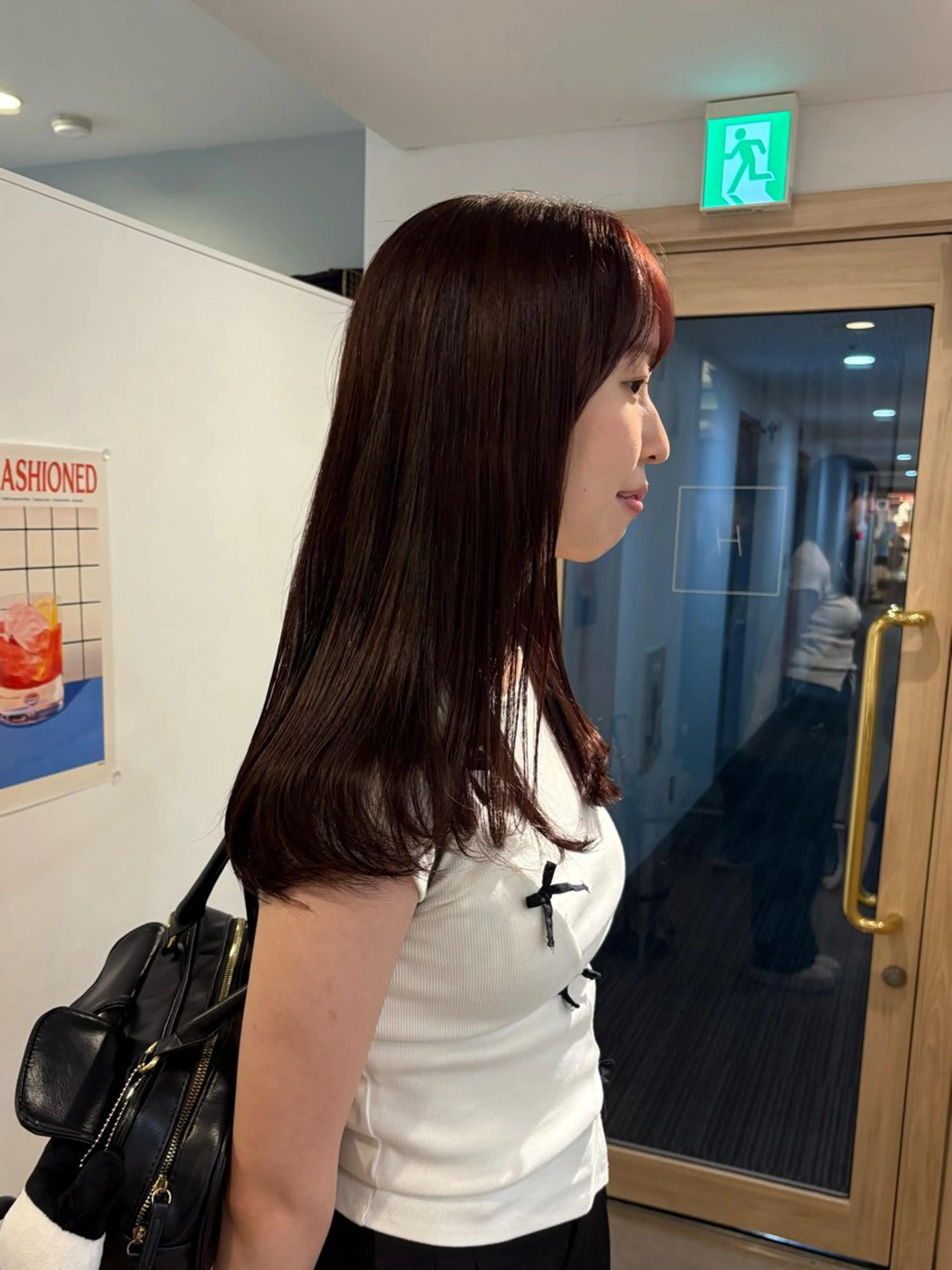 ロング カラー ヘアカラー トリートメント 梅田/柔らかカラー/ オオハシ リナコのヘアスタイル