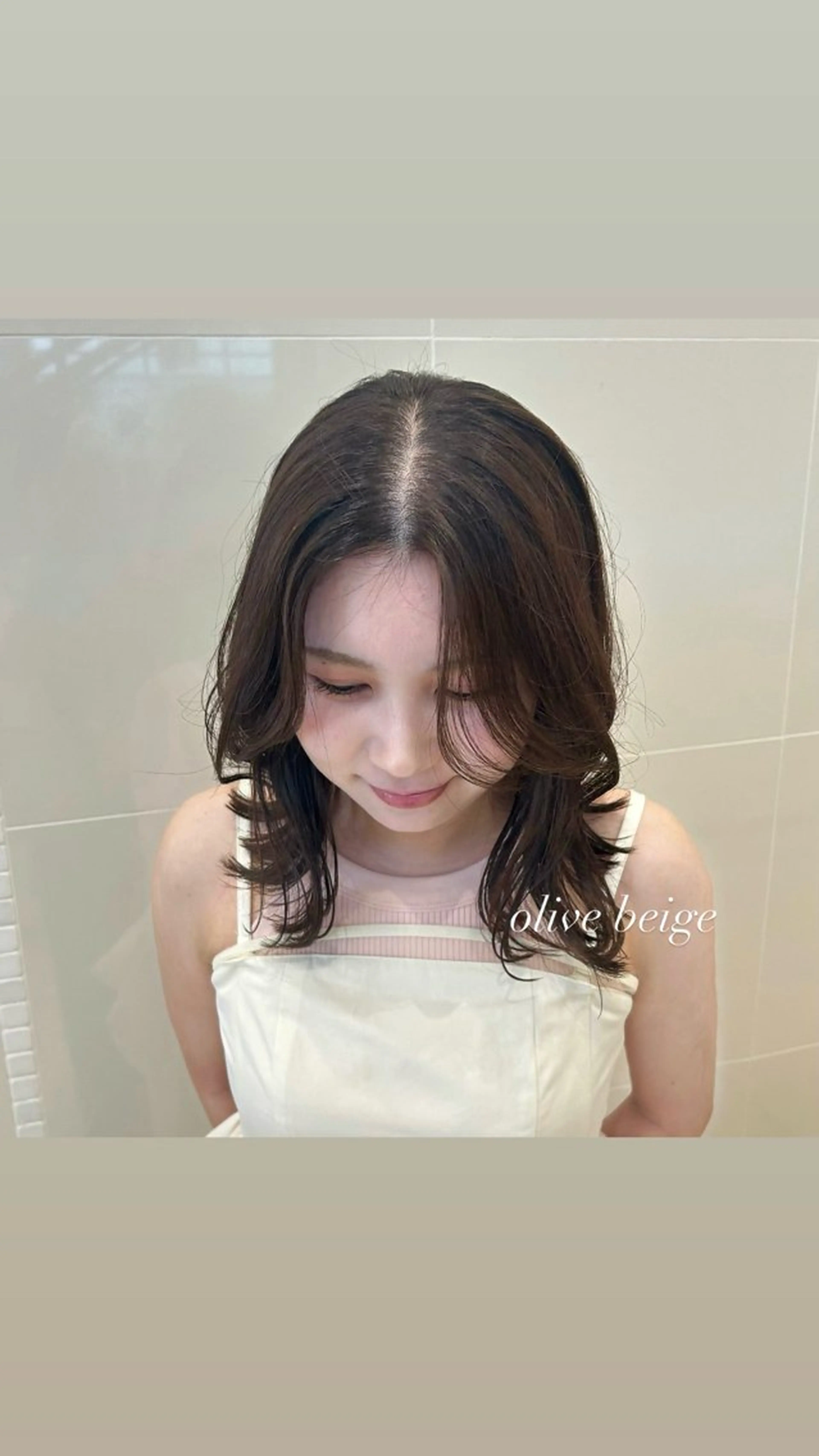 ミディアム ヘアカラー トリートメント fosta 女性専用サロン所属・moe🎀 透明感♡似合わせのヘアスタイル