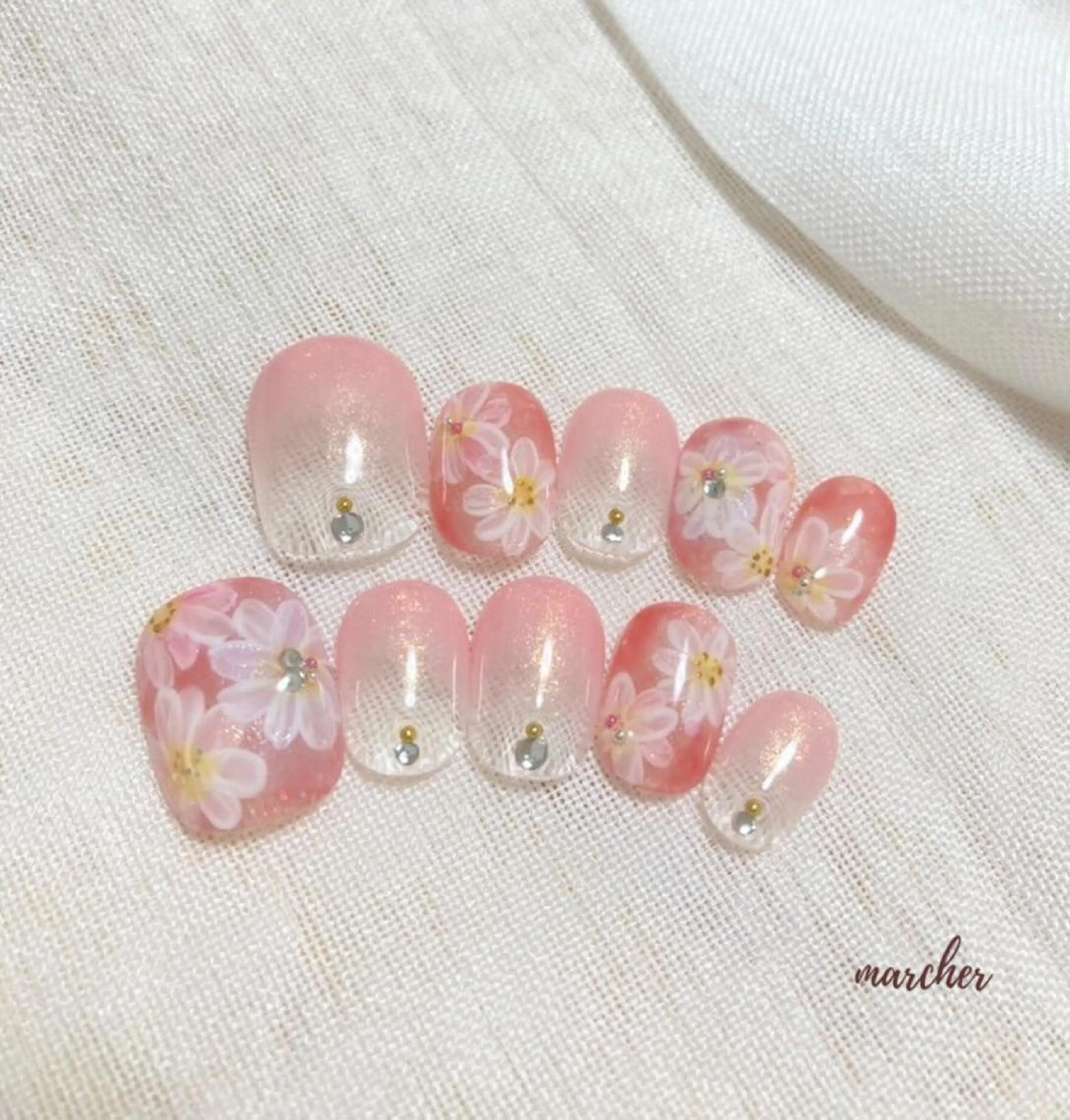 ネイル ハンドネイル フットネイル Nailbeauty marcherのネイルデザイン