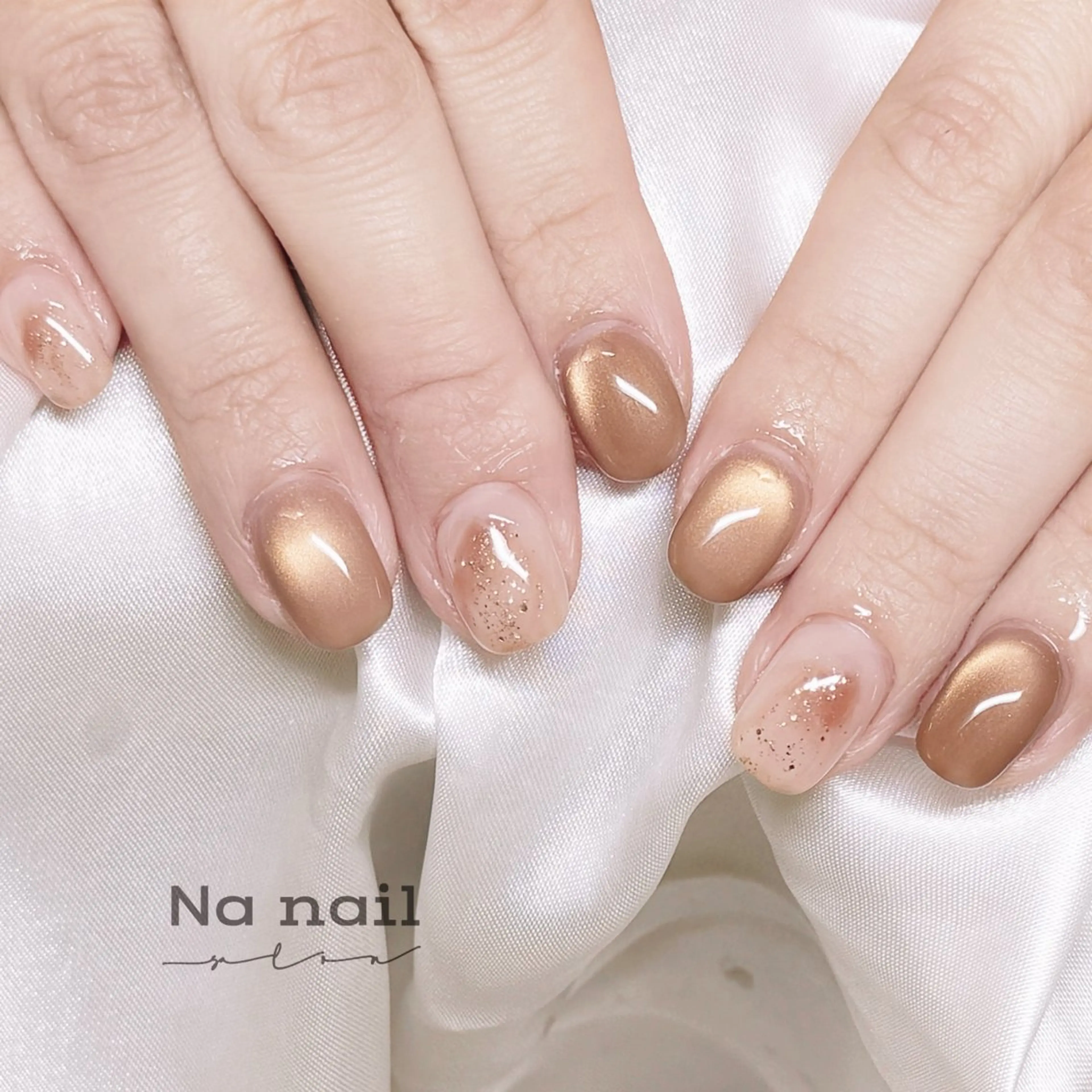 ネイル ジェルネイル マグネットネイル 春ネイル ハンドネイル ハンドケア CC Nail 高田馬場のネイルデザイン