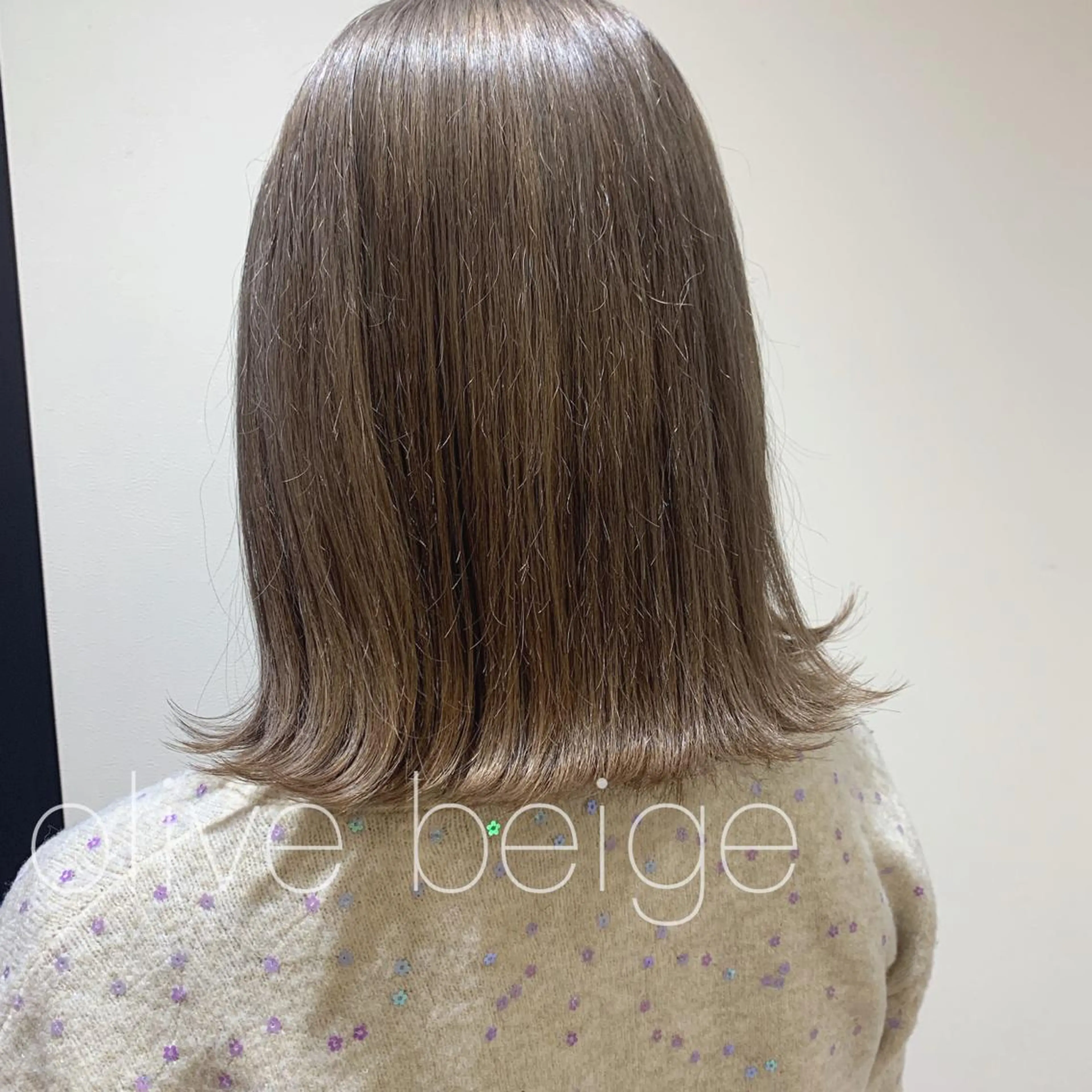 ミディアム 透明感カラー 金村真子のヘアスタイル