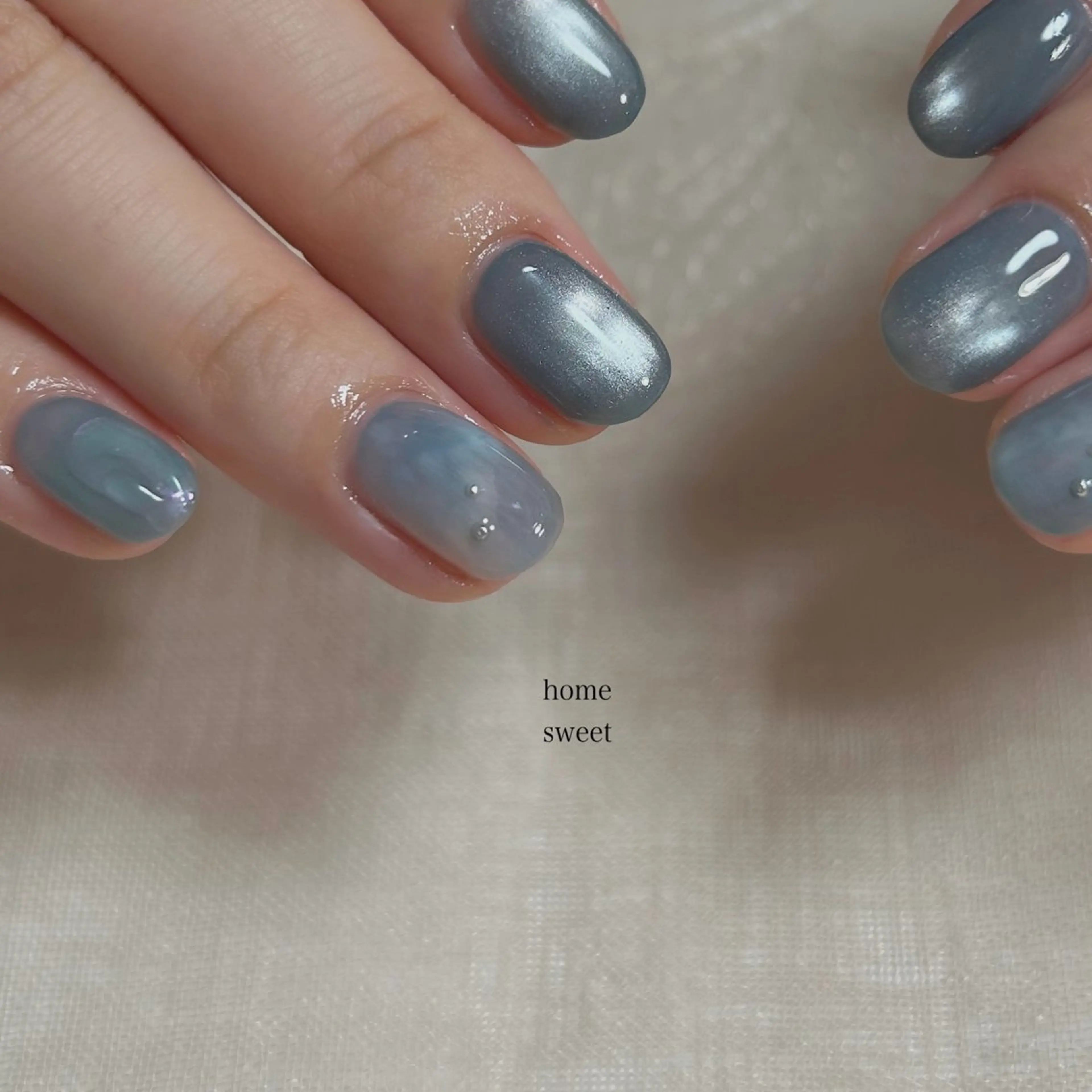 ショート ハンドネイル ショートネイル. Home sweetのネイルデザイン
