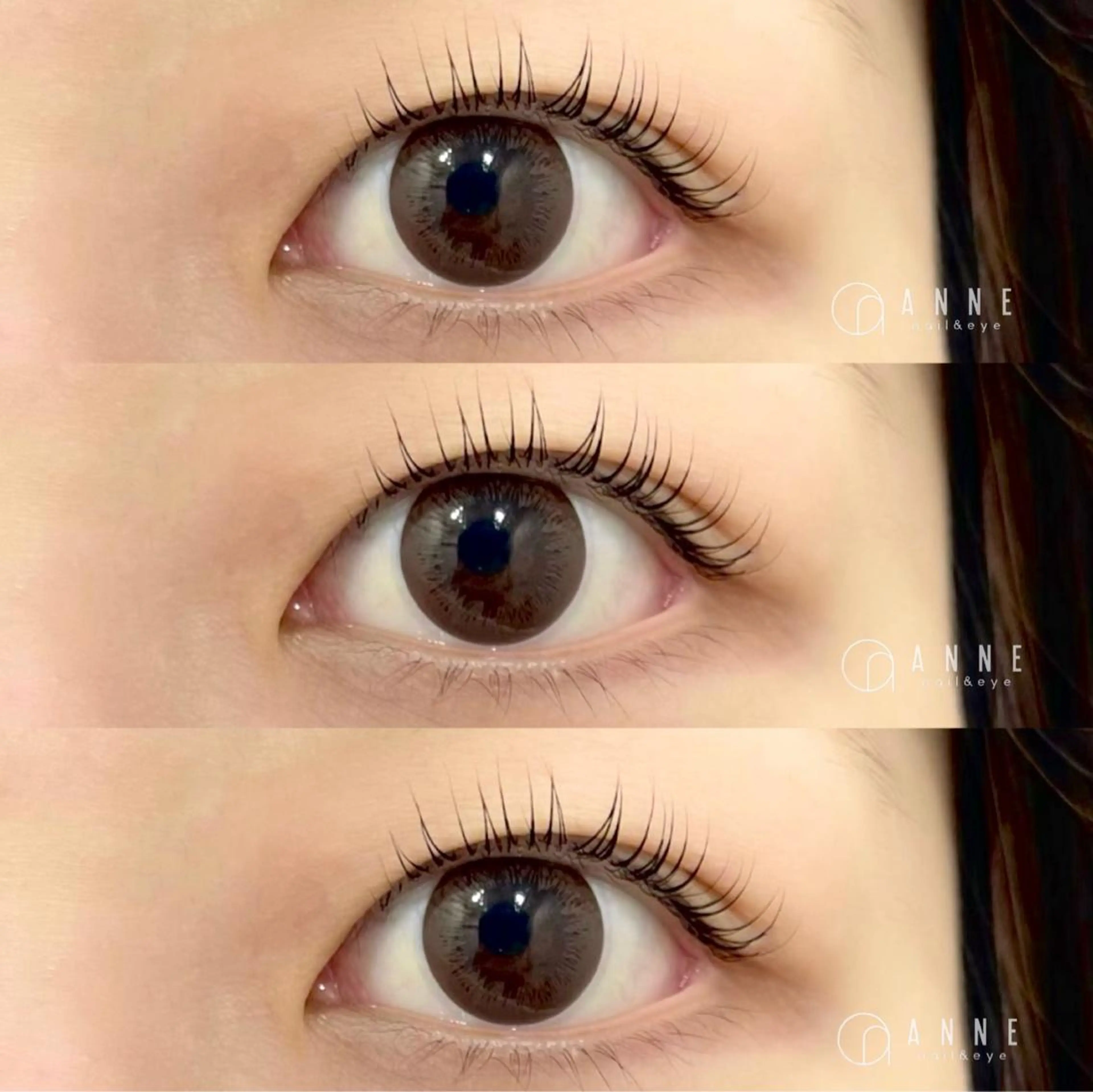 マツエク・マツパ パリジェンヌラッシュリフト 一重×まつ毛パーマ マツパ ANNE梅田ALLYS店所属・高松 せりなのマツエク・マツパデザイン