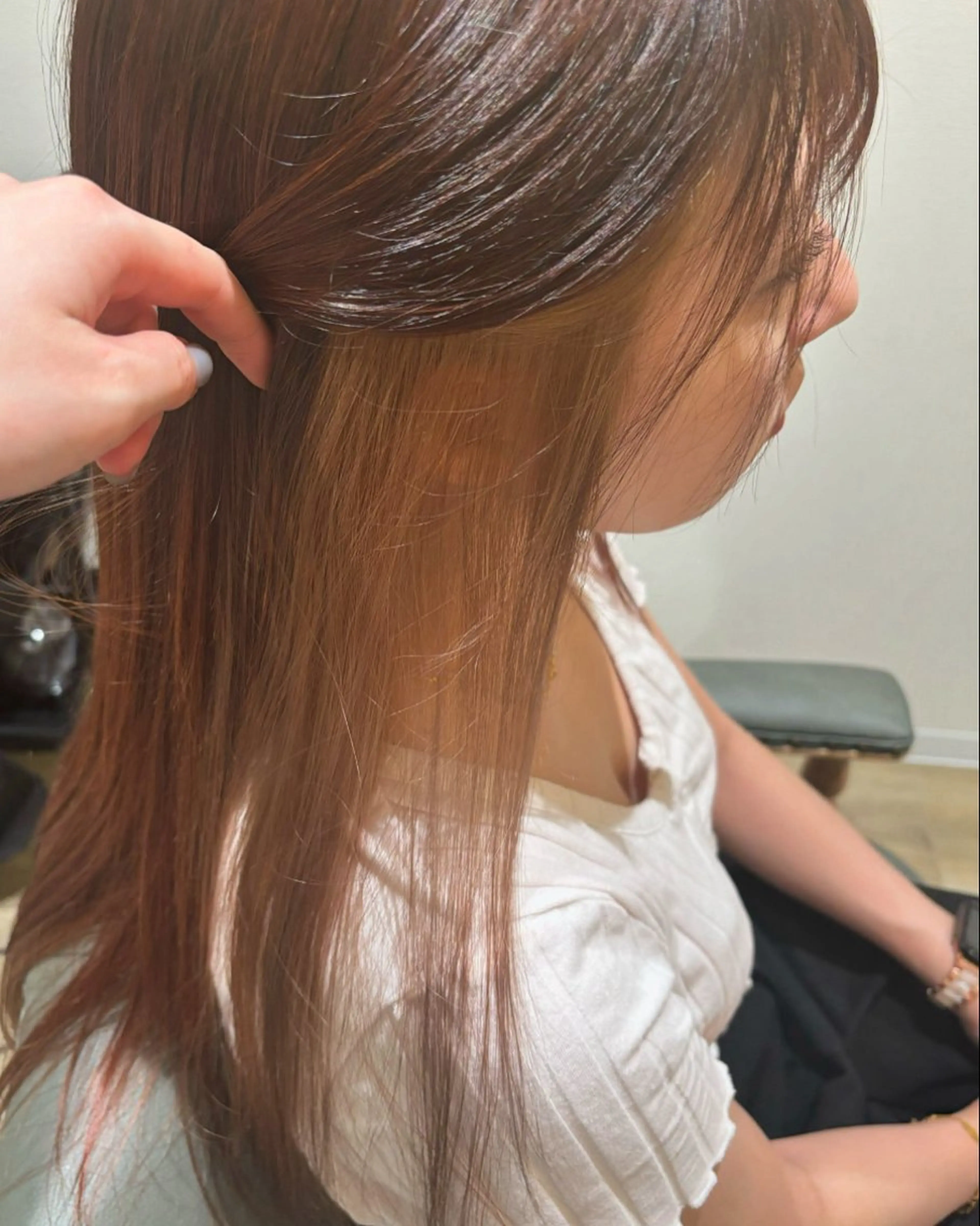 ロング 中田 渚のヘアスタイル