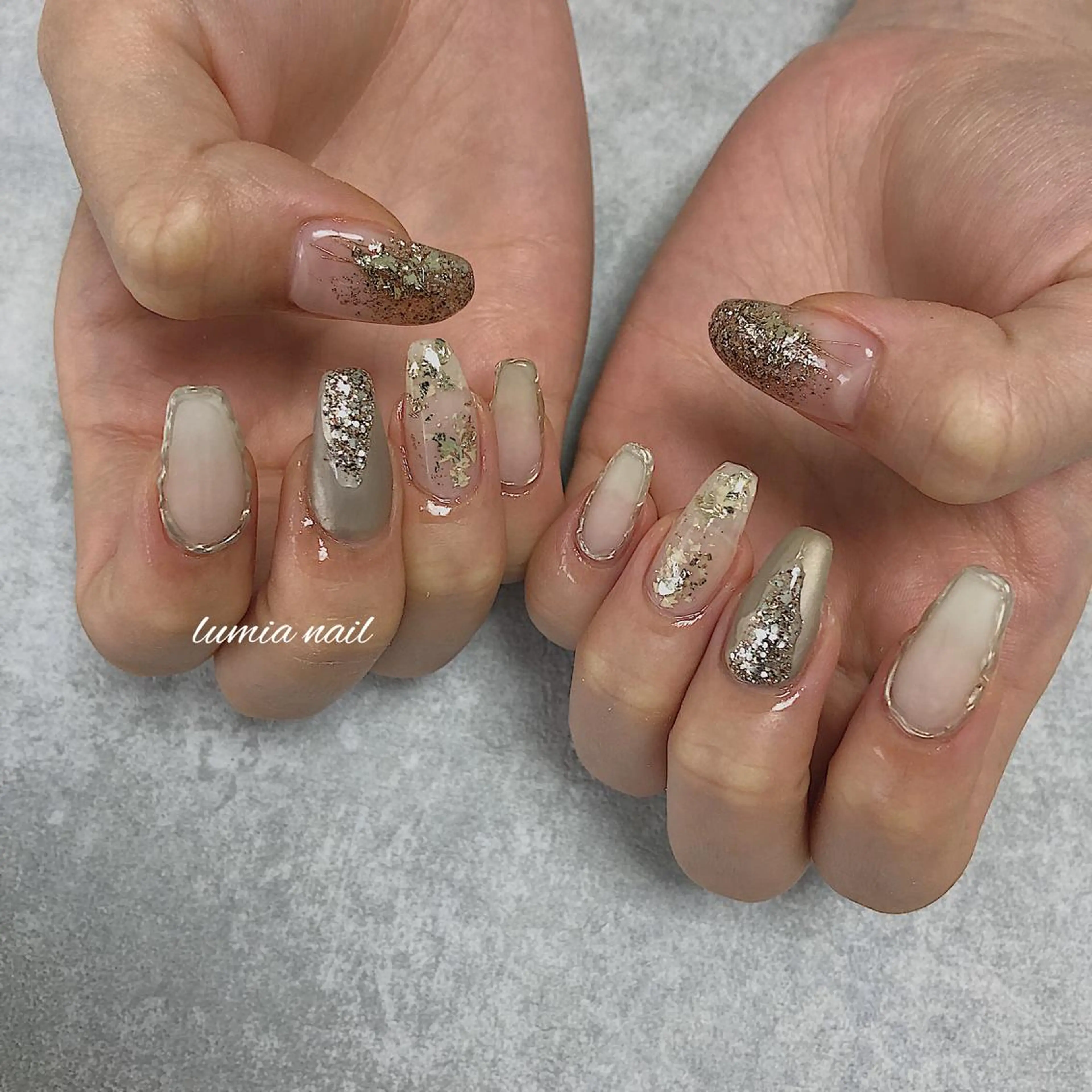 ネイル nail&eyelash Rine所属・Rine 放出 (リネ)のネイルデザイン