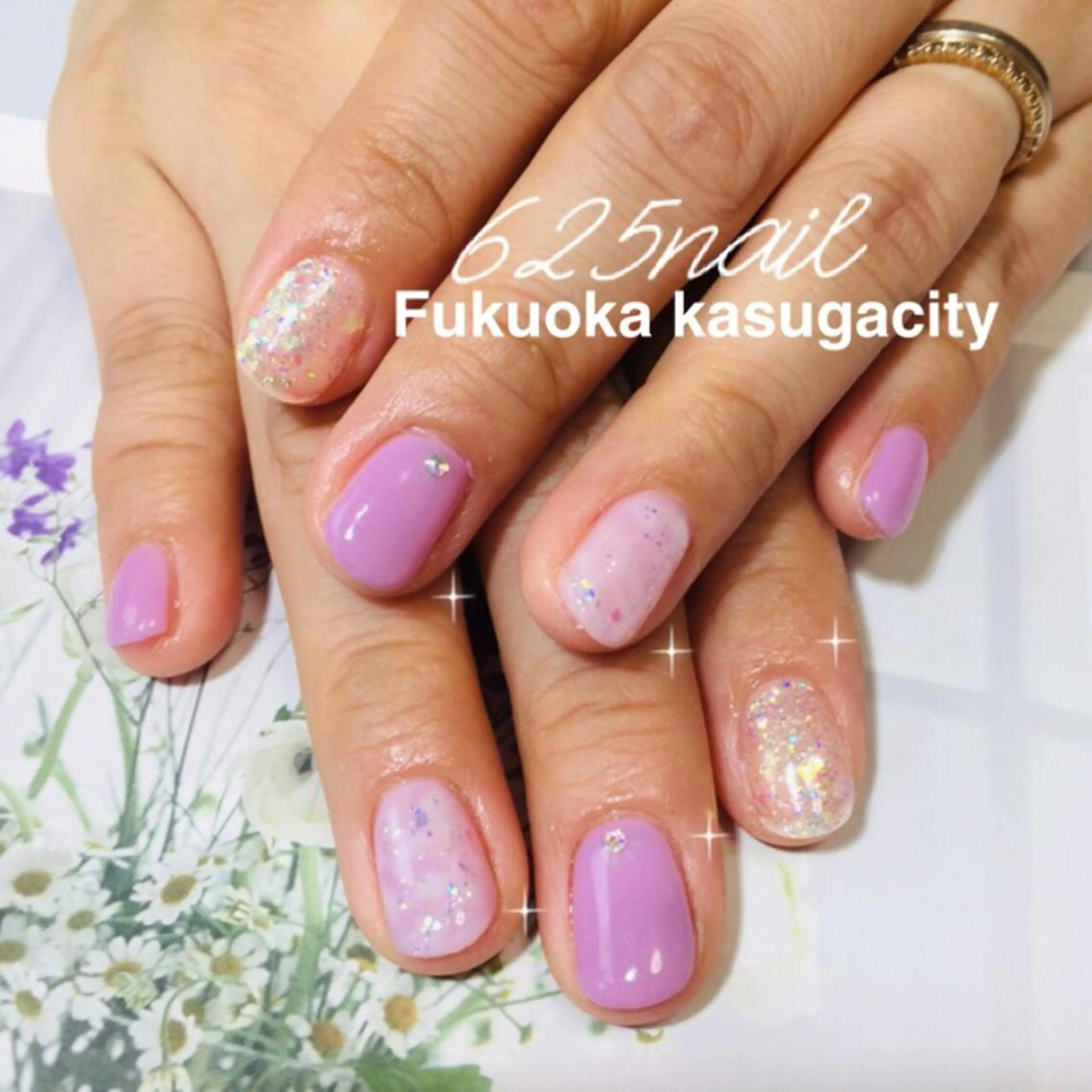 ネイル 625nail 無料P有/春日白水のネイルデザイン