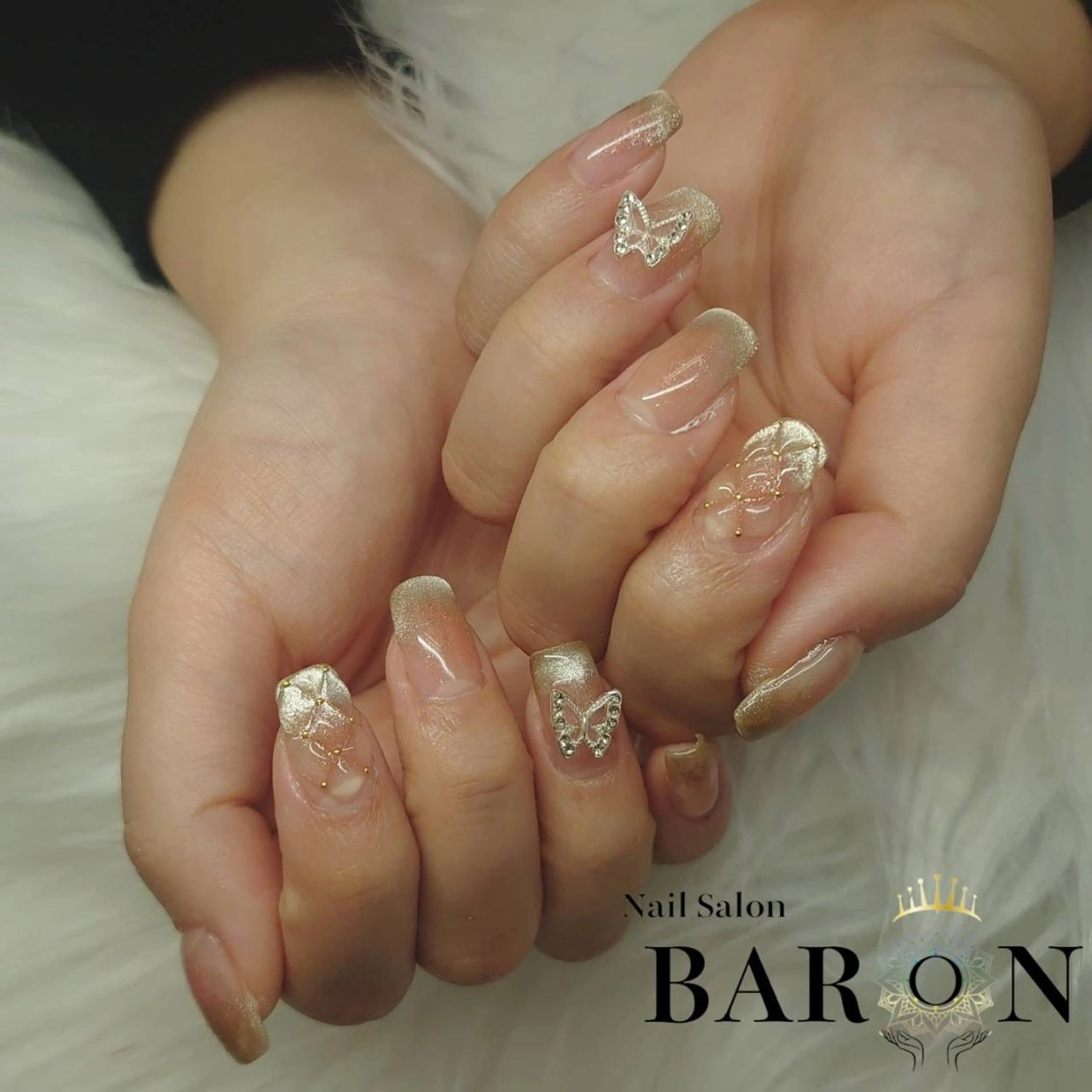 Hand💅モデル募集！！★持ち込みコース 120分★オフなしの方(パーツ別途料金)　¥4000 150分の写真