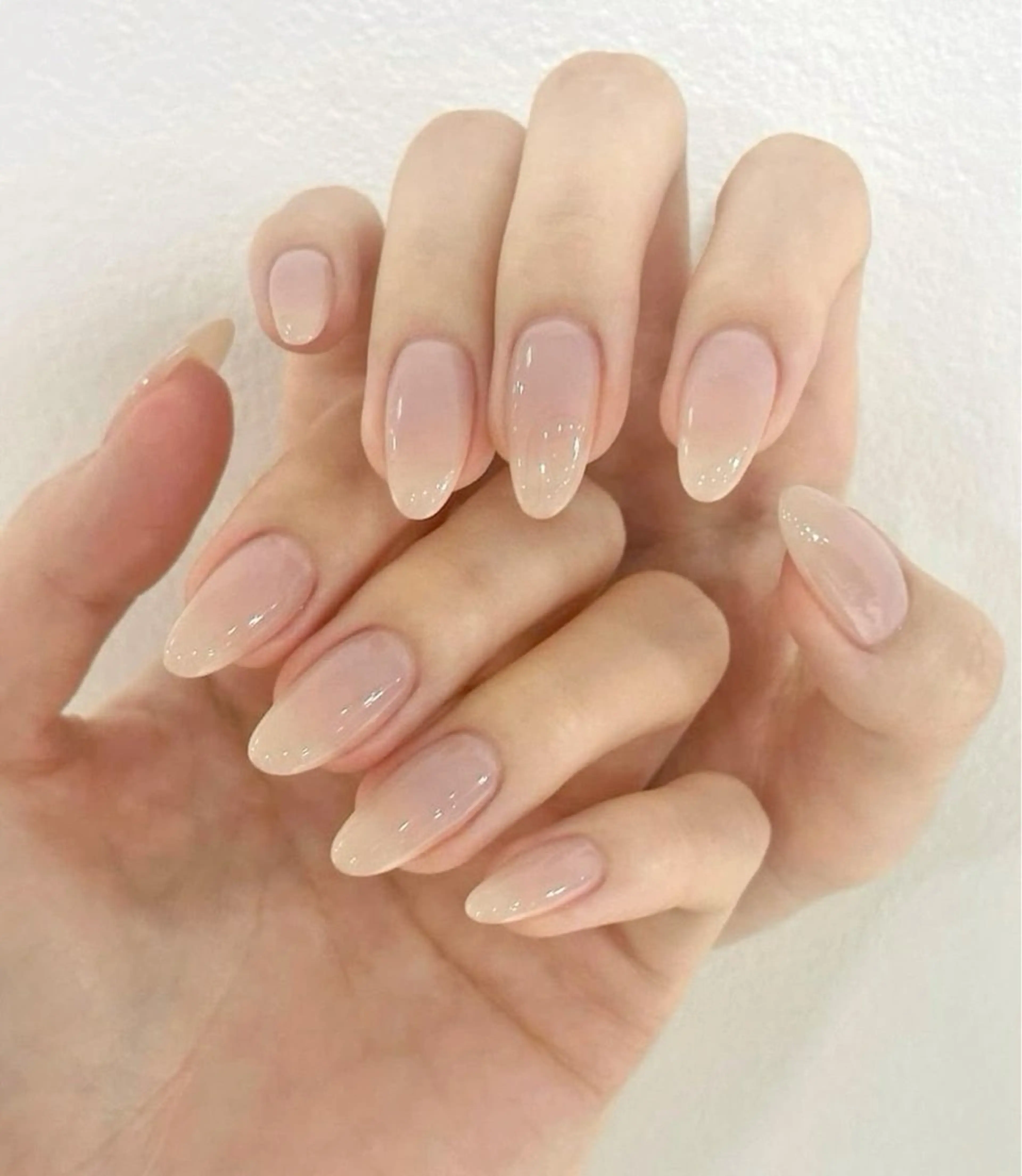 【美爪にしたい方必見✨】お爪に優しい自爪風ワンカラー+栄養補給の写真