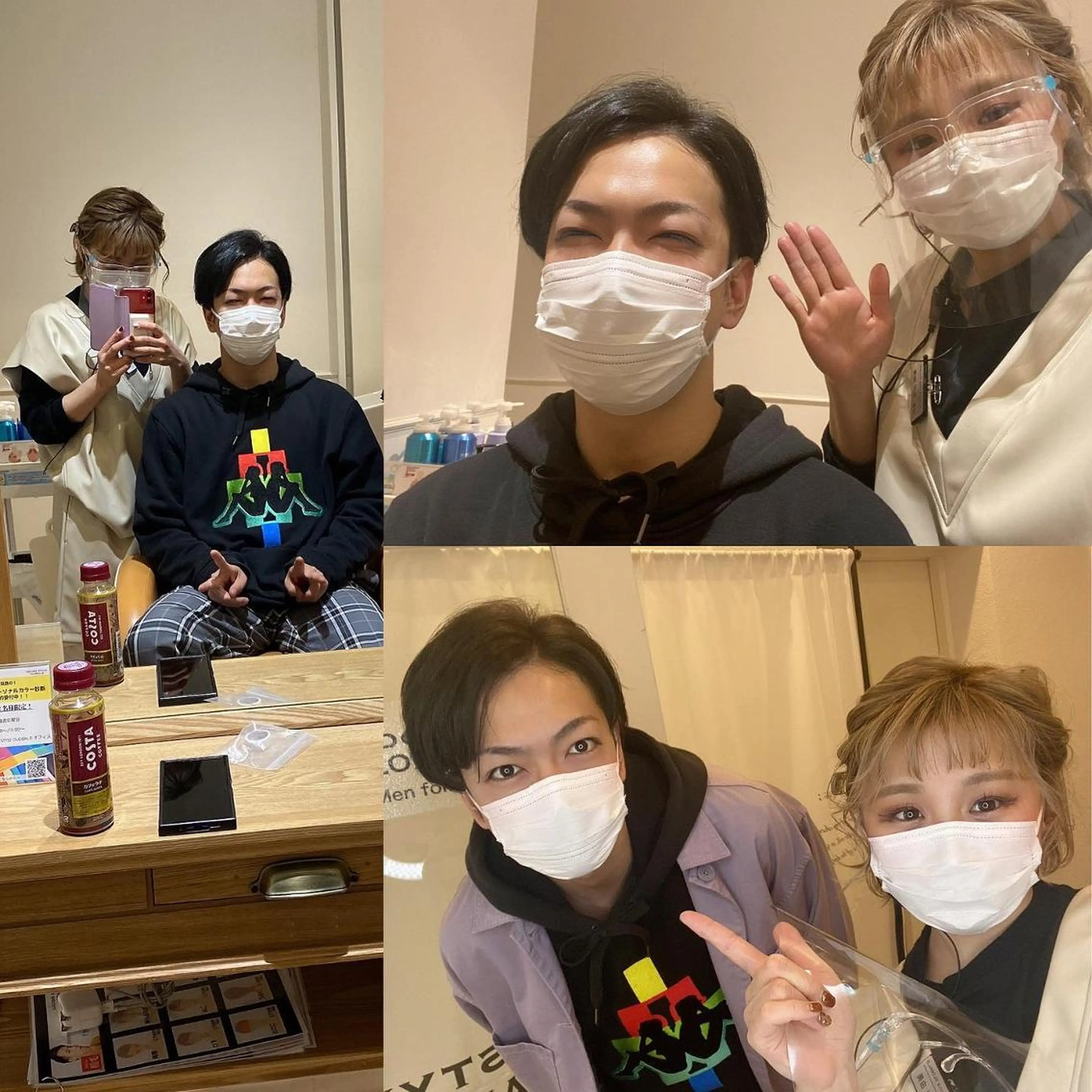 ショート カラー メンズ キッズ ショートボブ 子どものヘアアレンジ メンズショート ボブ ショートヘア ✂︎ショート、ボブ、 レイヤー🩵YUMIのヘアスタイル