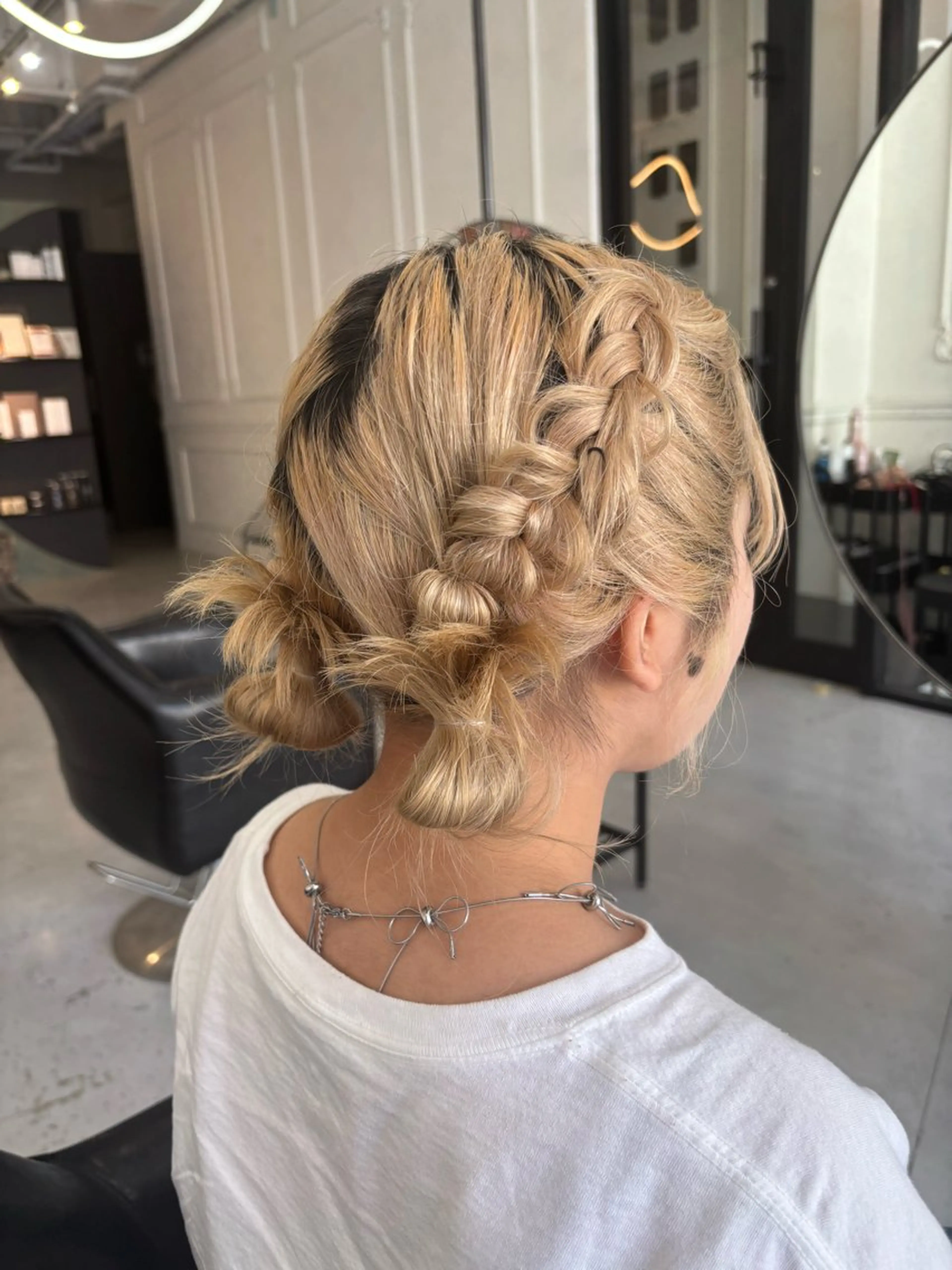 ミディアム ヘアセット MaisonHALU さくらのヘアスタイル