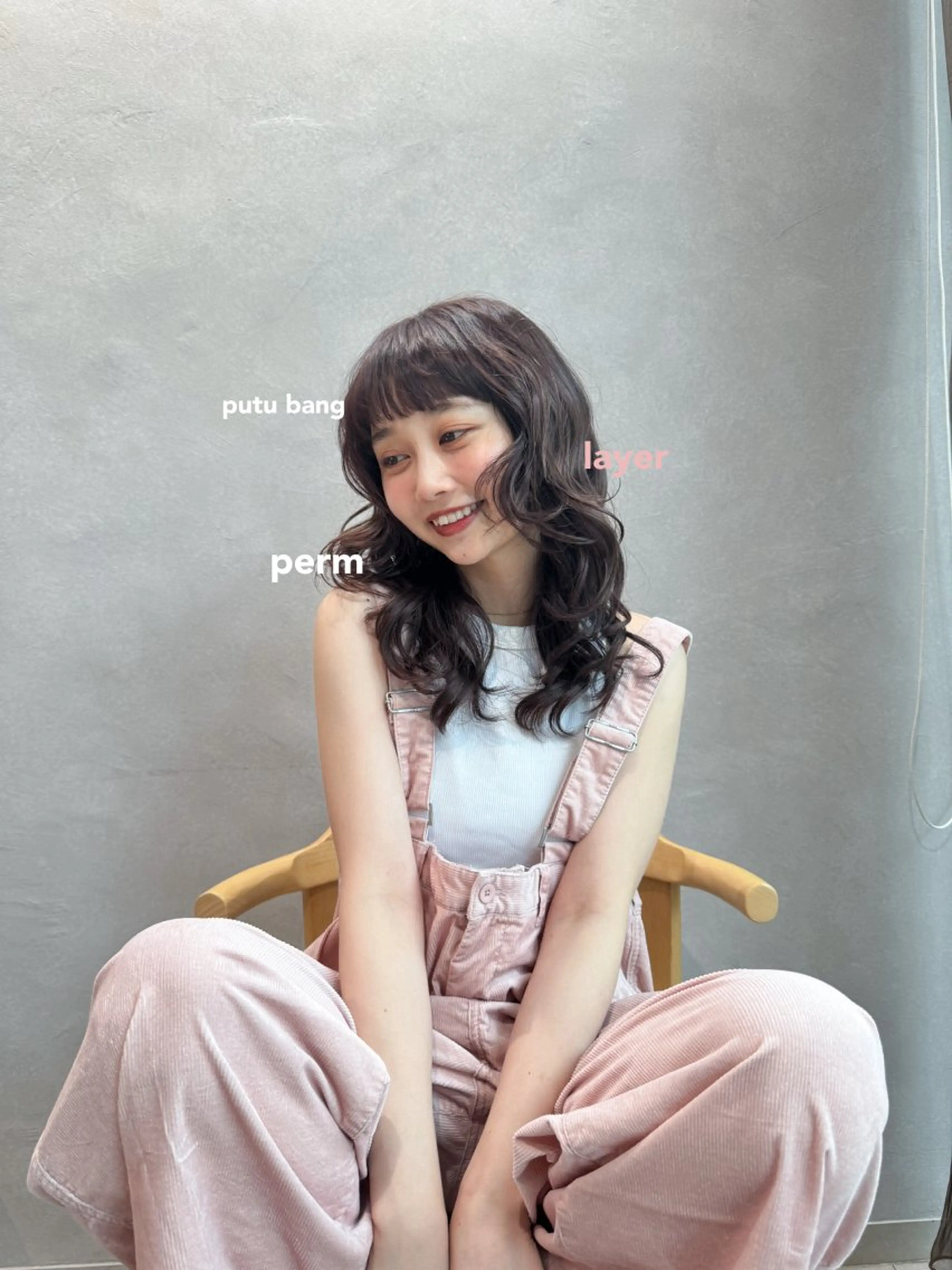 セミロング パーマ joemi by unami所属・Aya/パーマ /表参道のヘアスタイル