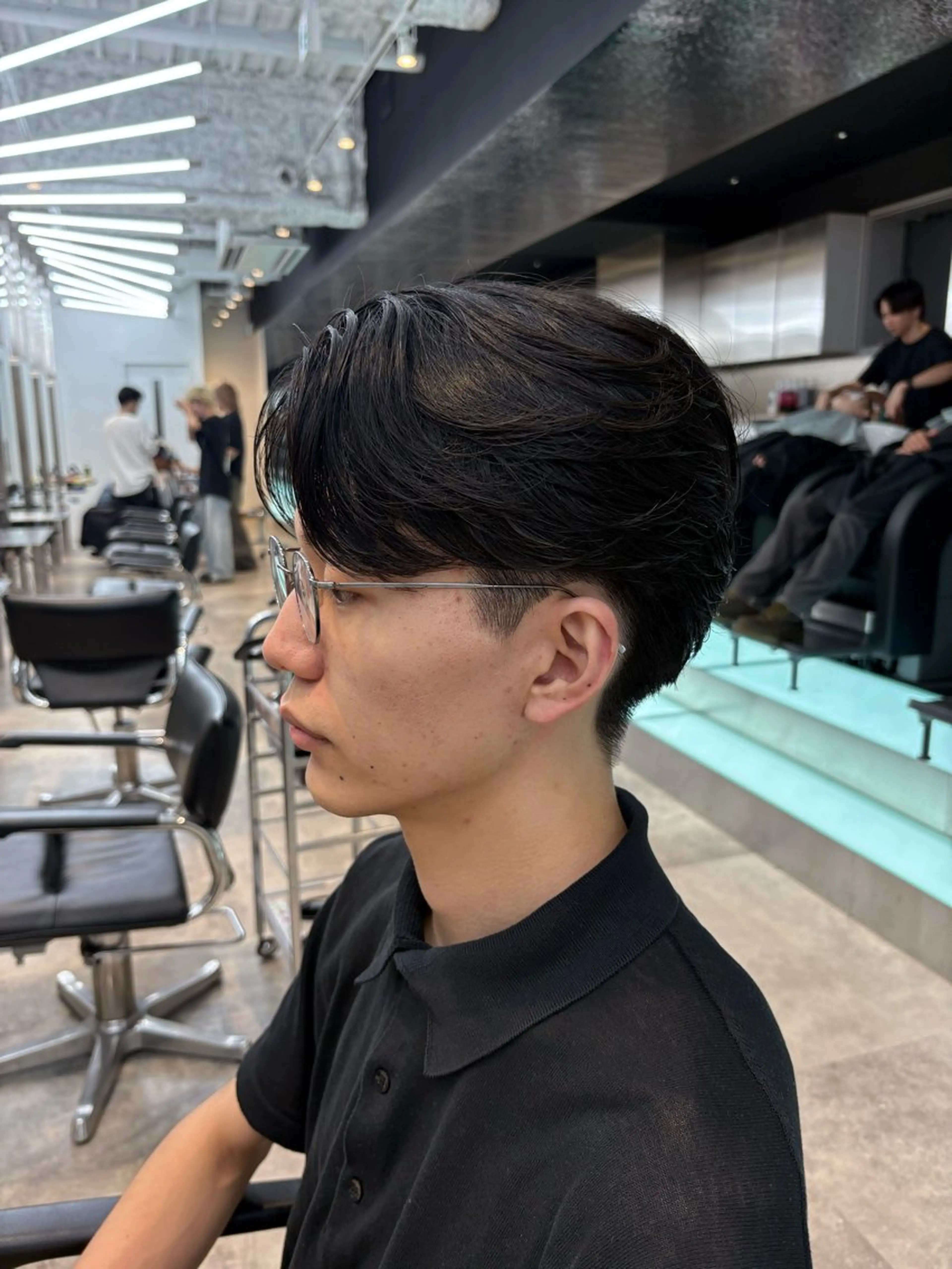ショート パーマ メンズ カット パーマ fifth 桐山 蒼史のヘアスタイル