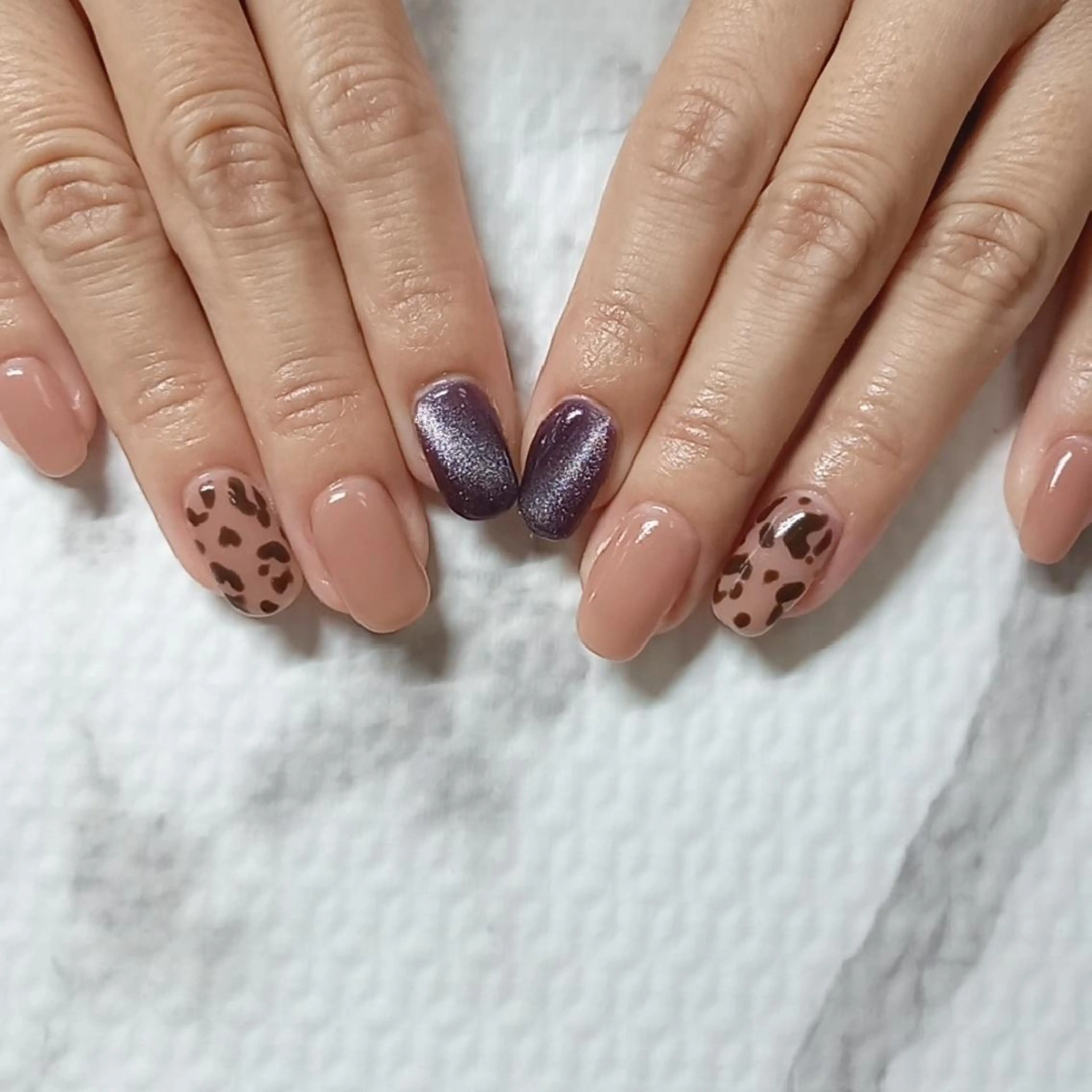 ネイル アニマル柄 べっ甲ネイル ブルー フットネイル グリーン Lily Roseスタッフ一同のマツエク・マツパデザイン