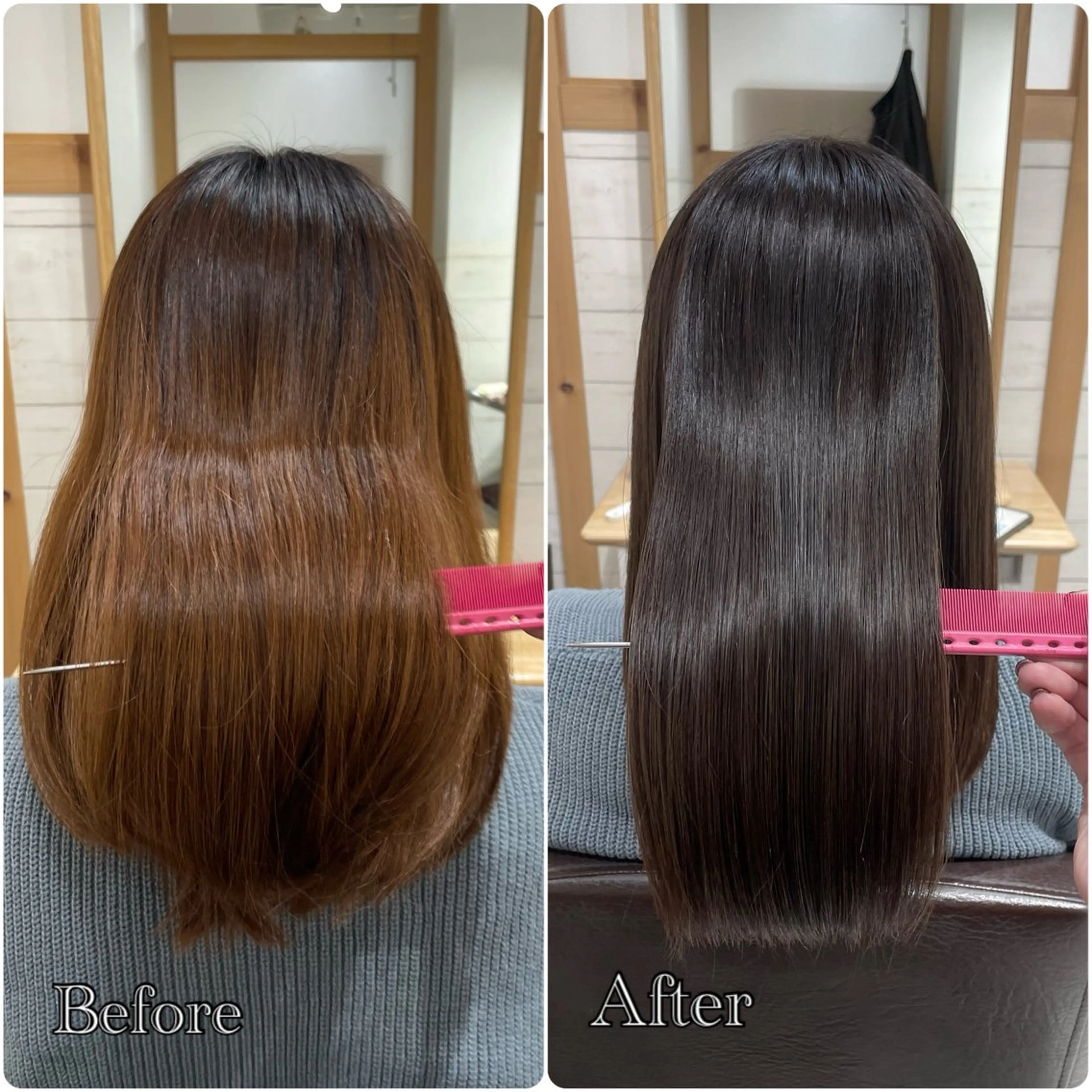 ミディアム カラー ベージュカラー グレージュ オレンジ 髪質改善 トリートメント ヘアカラー トリートメント Zina 浦安所属・髪質改善✨Zina浦 安/個室🌈YUKIのヘアスタイル