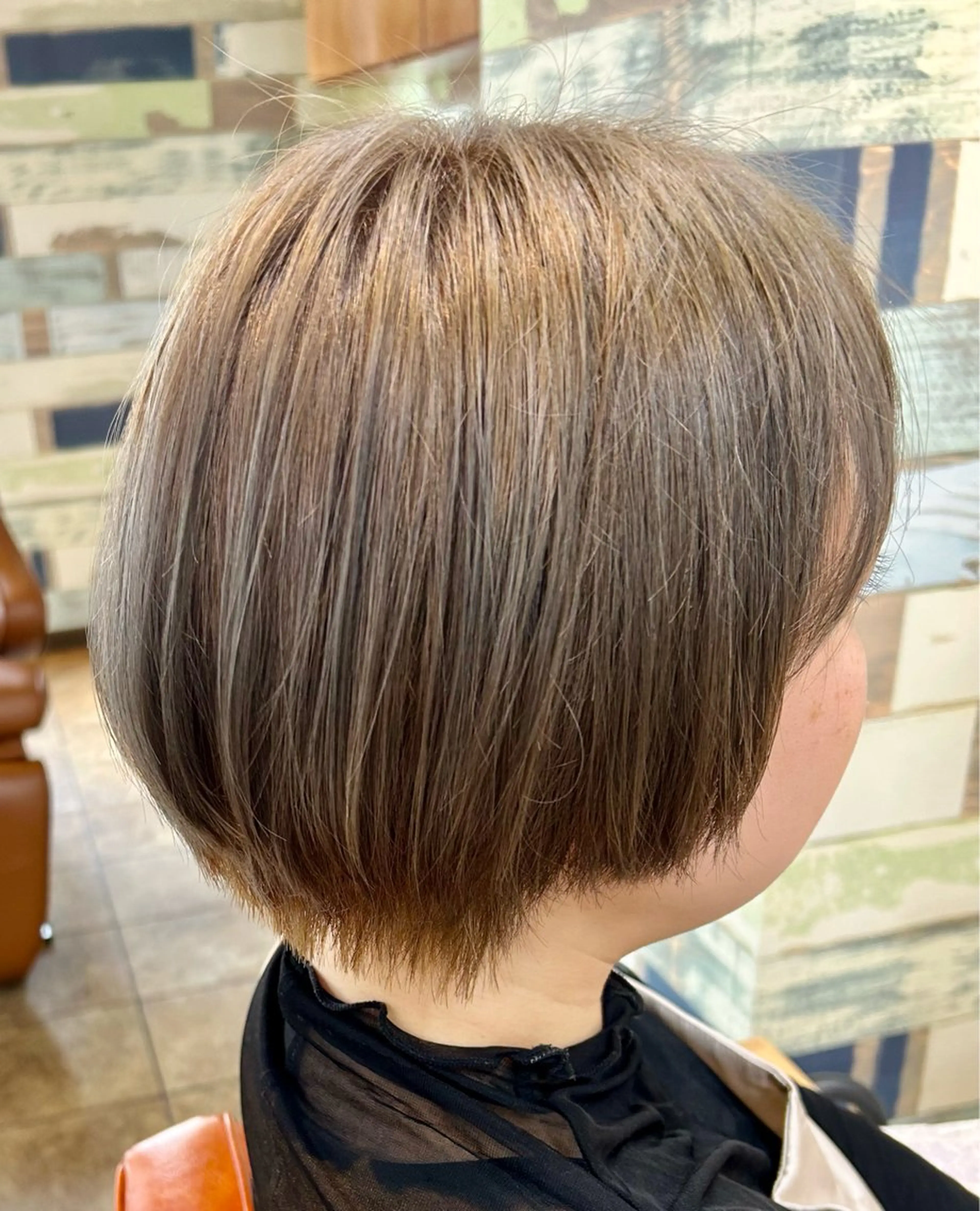 ショート カラー ブリーチ 🎀ブリーチなし カラーyui🎀のヘアスタイル