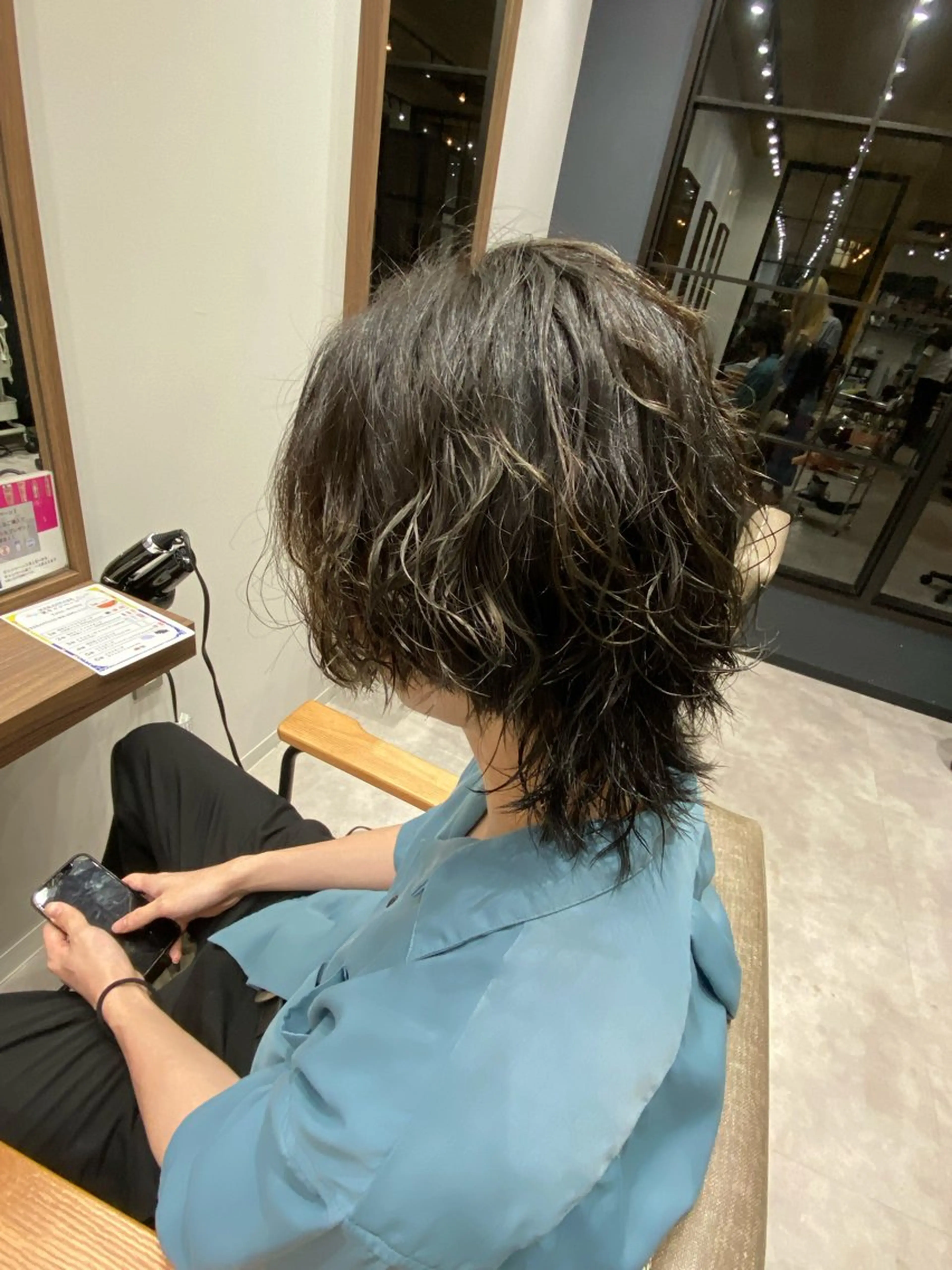 メンズ メンズパーマ 花見 亜沙美のヘアスタイル