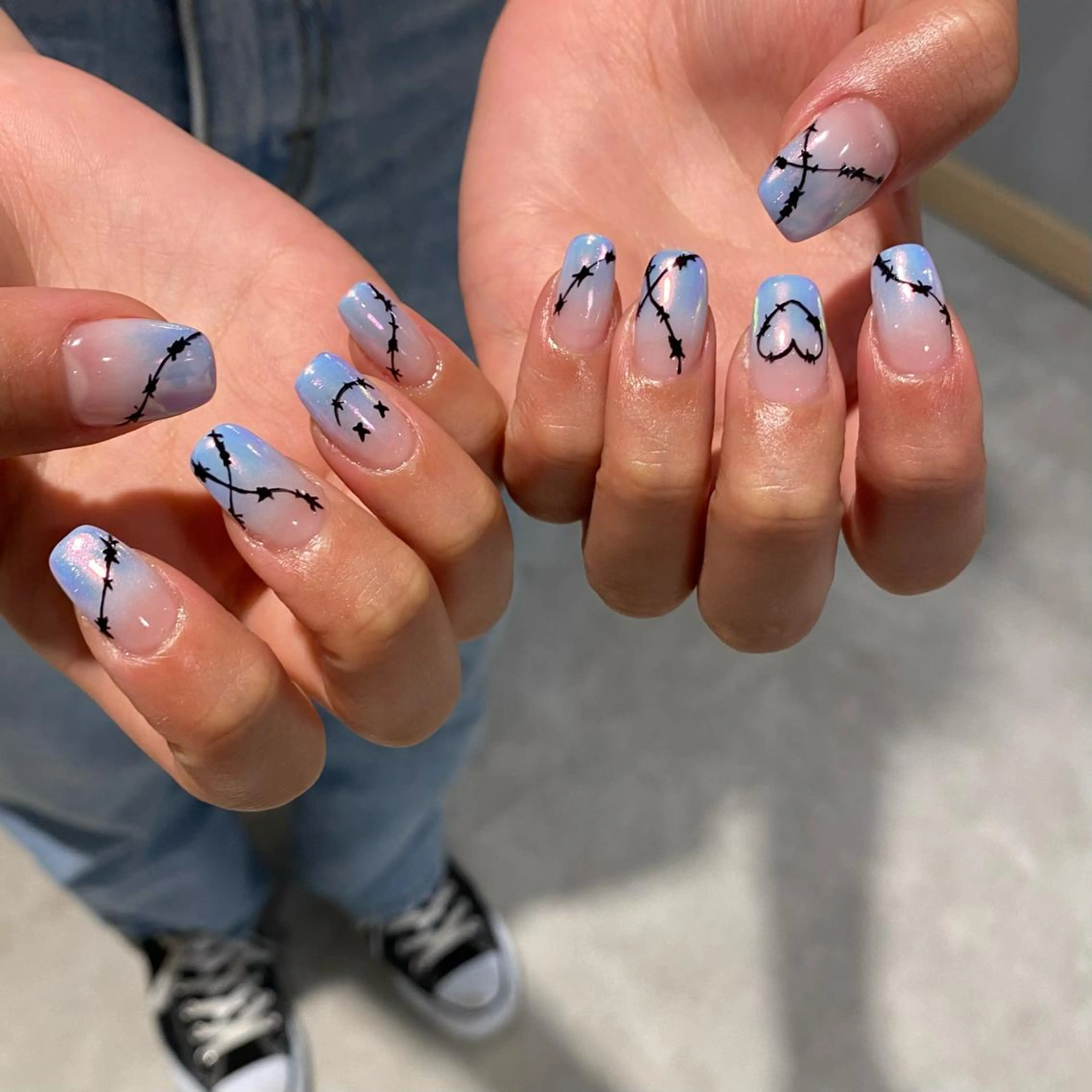 ネイル ニュアンスネイル ハンドネイル RINO AMANE nailのネイルデザイン