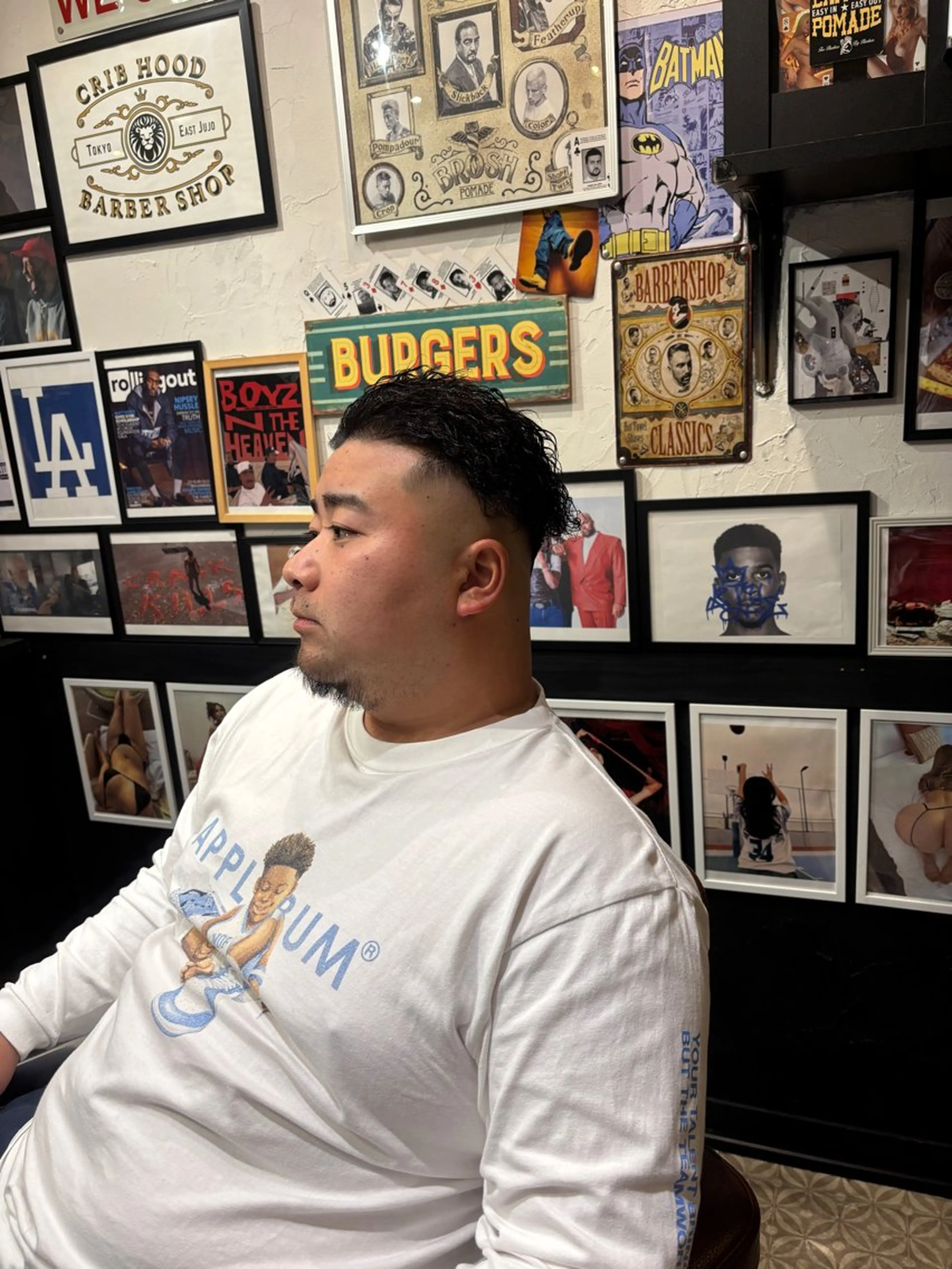 ショート パーマ メンズ CribHoodbarbershop所属・白井 昇太のヘアスタイル