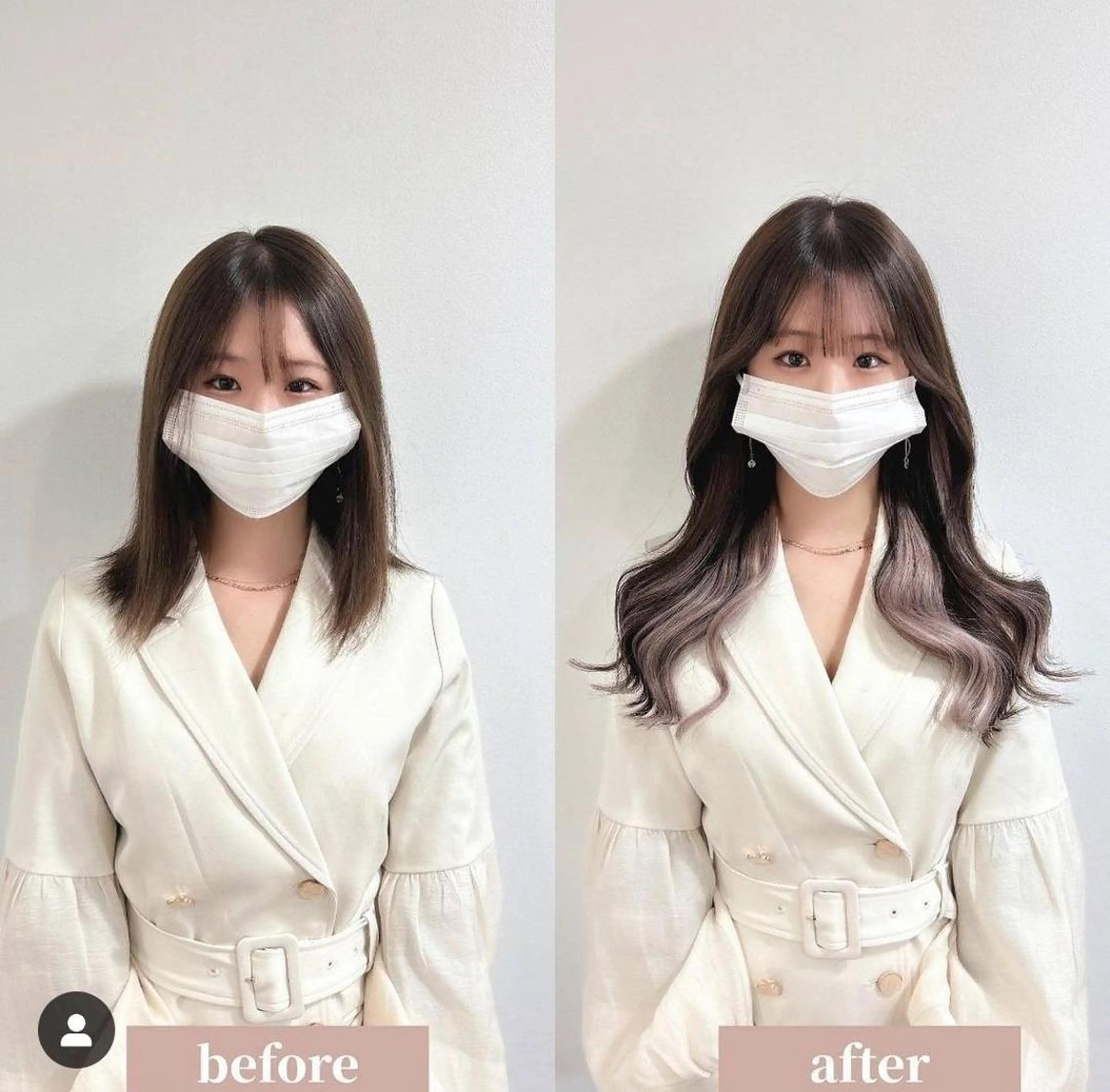 ロング カラー ヘアカラー エクステ 💎エクステ専門店 BIZE梅田🇰🇷のヘアスタイル