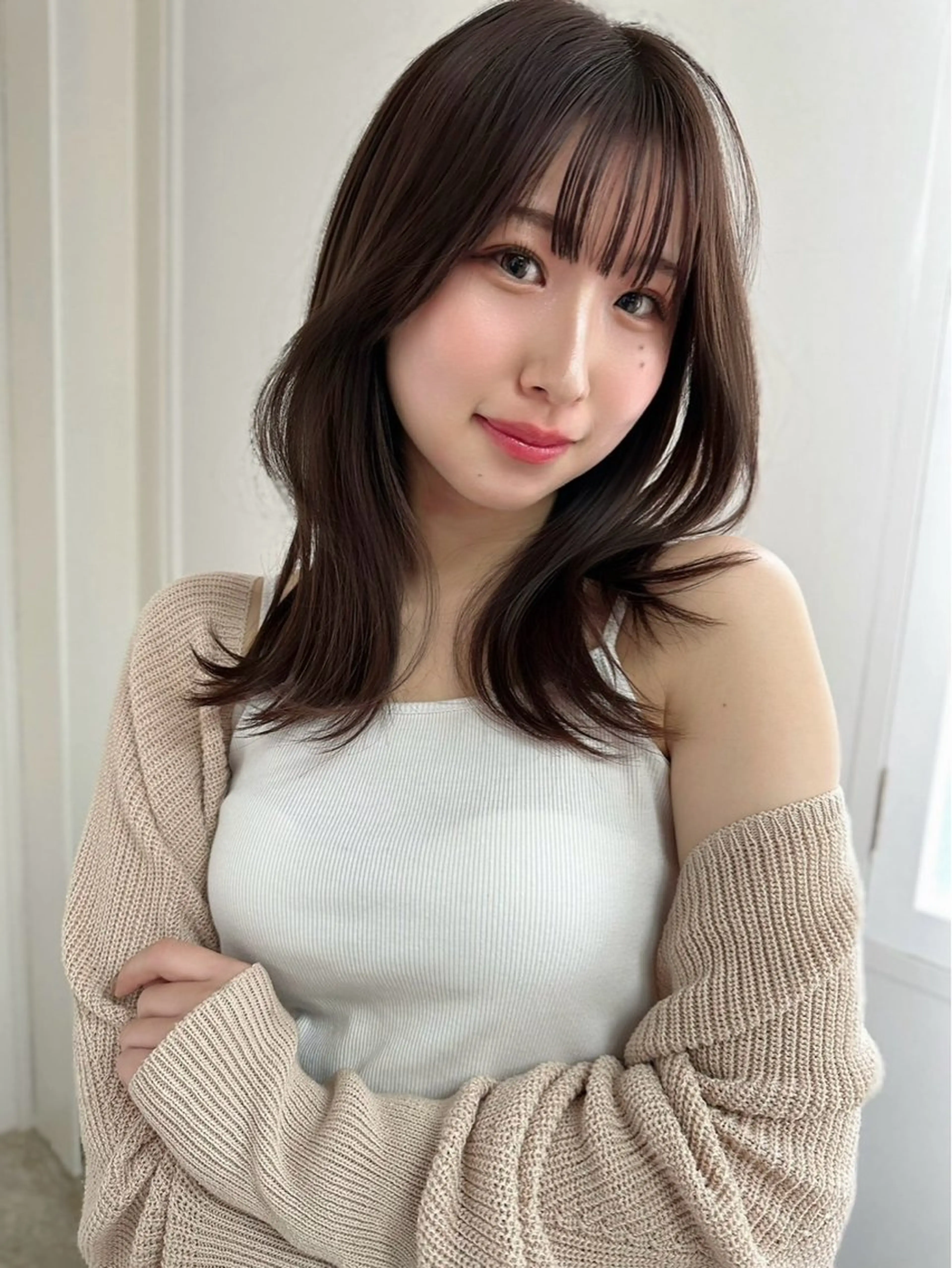 ロング 🚨メンズ曲がる 縮毛矯正りおん🚨のヘアスタイル