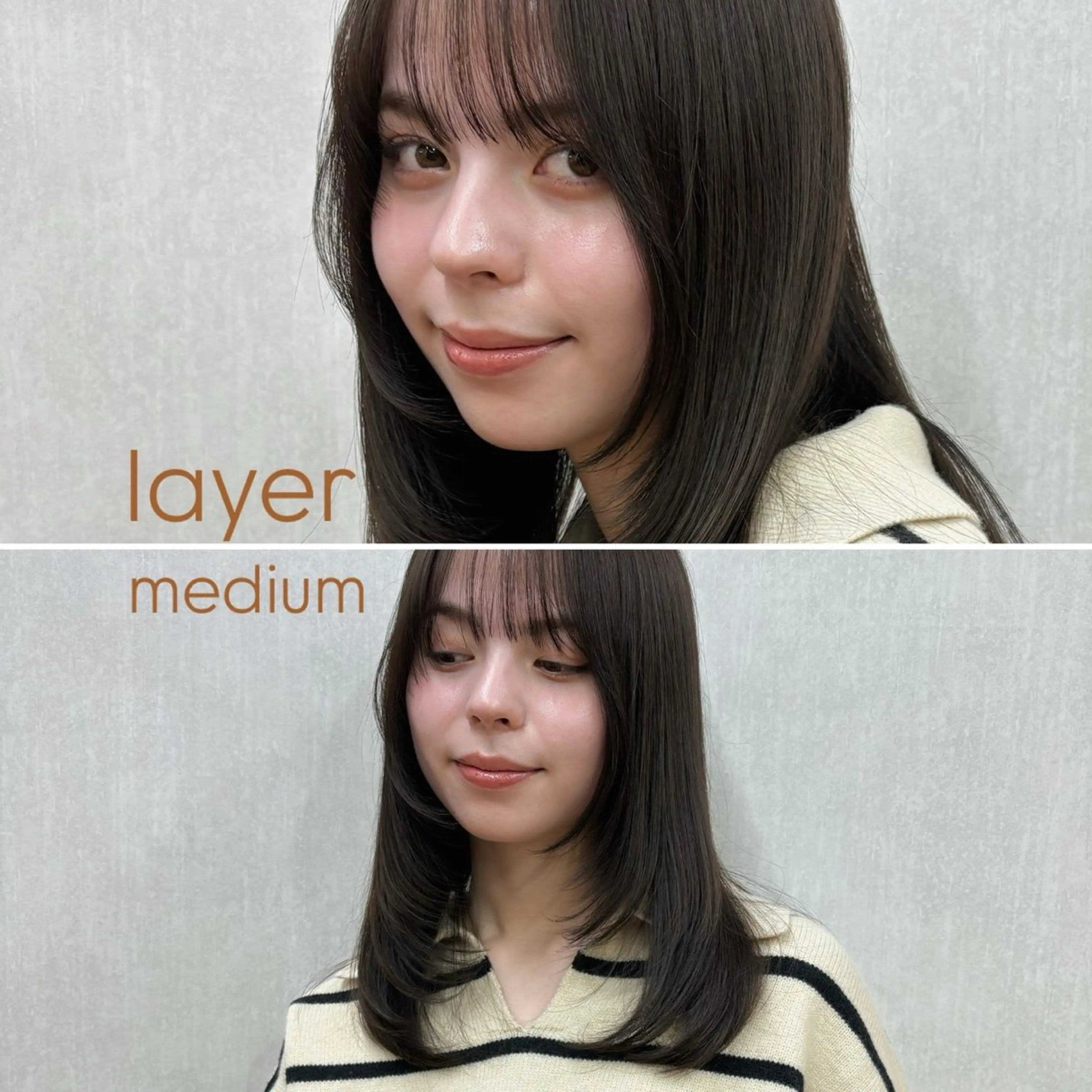 ミディアム カット ヘアカラー ボブ/ミディアム 親しみやすさ/さくらのヘアスタイル