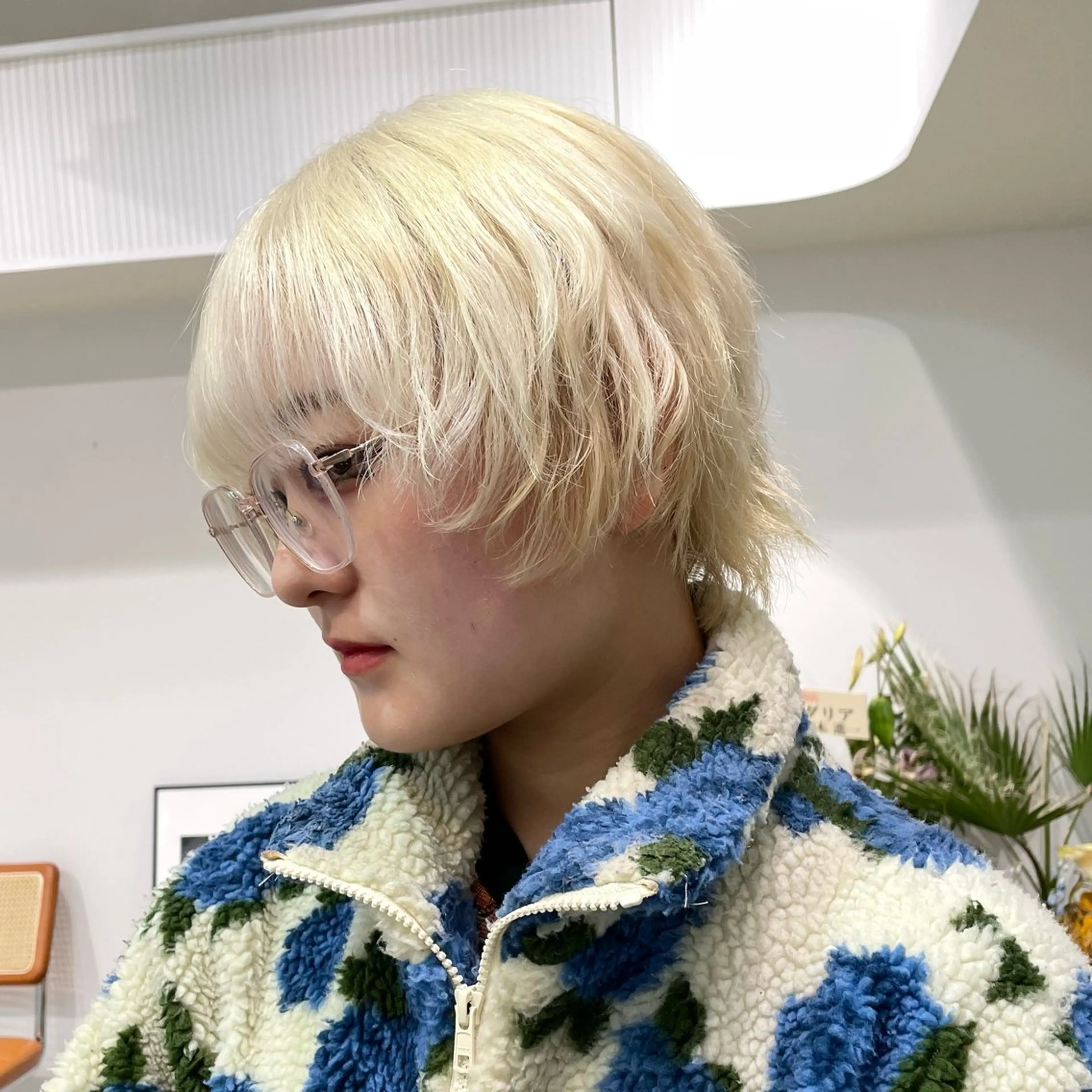 ショート カラー 抜きっぱなしブロンド ブロンド ホワイトブロンド ショートヘア ヘアカラー トリートメント ヘアセット ブロンド・ハイトーン /遠藤将太のヘアスタイル