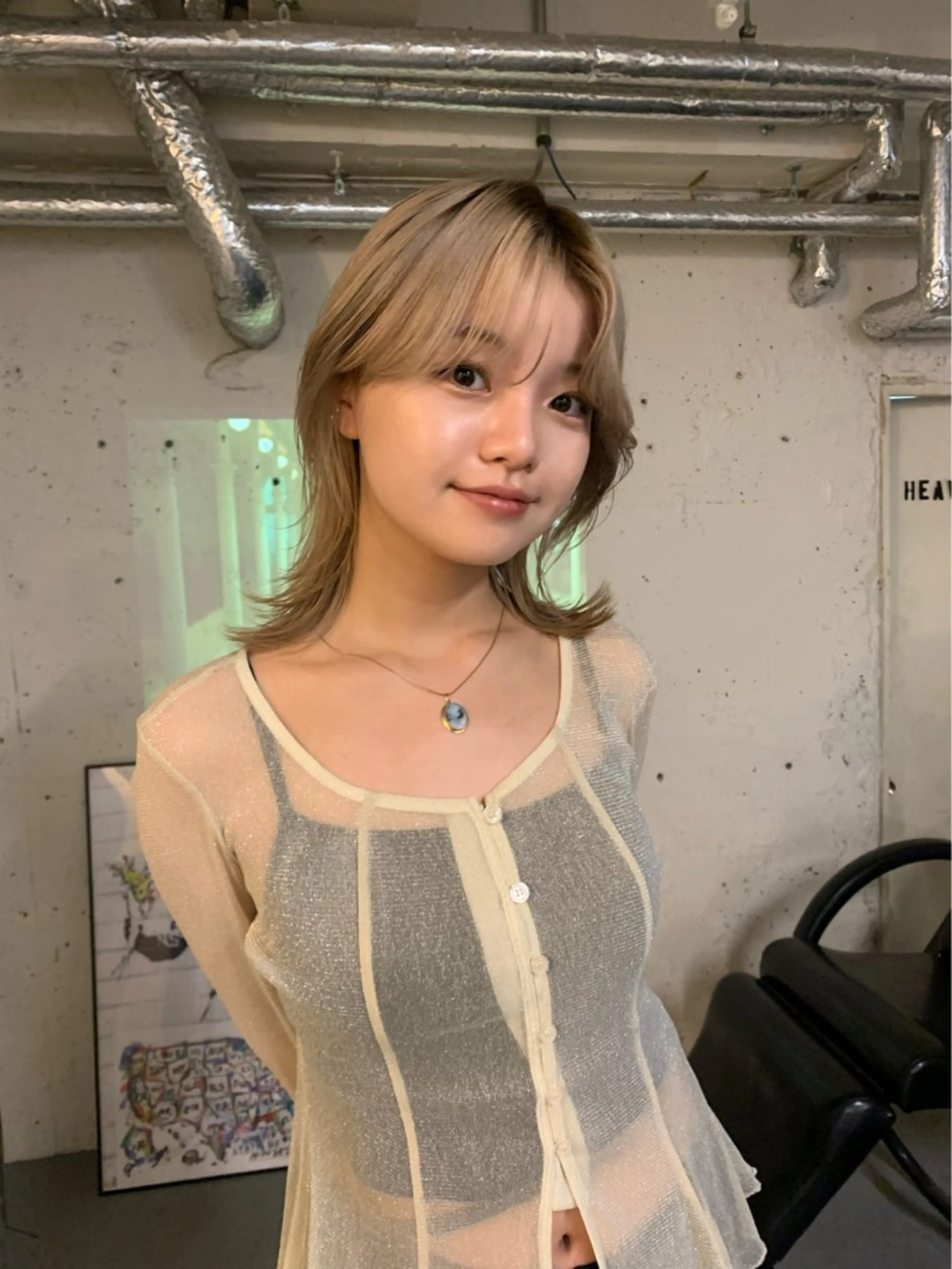 カラー ハッシュカット/ MAYAのヘアスタイル