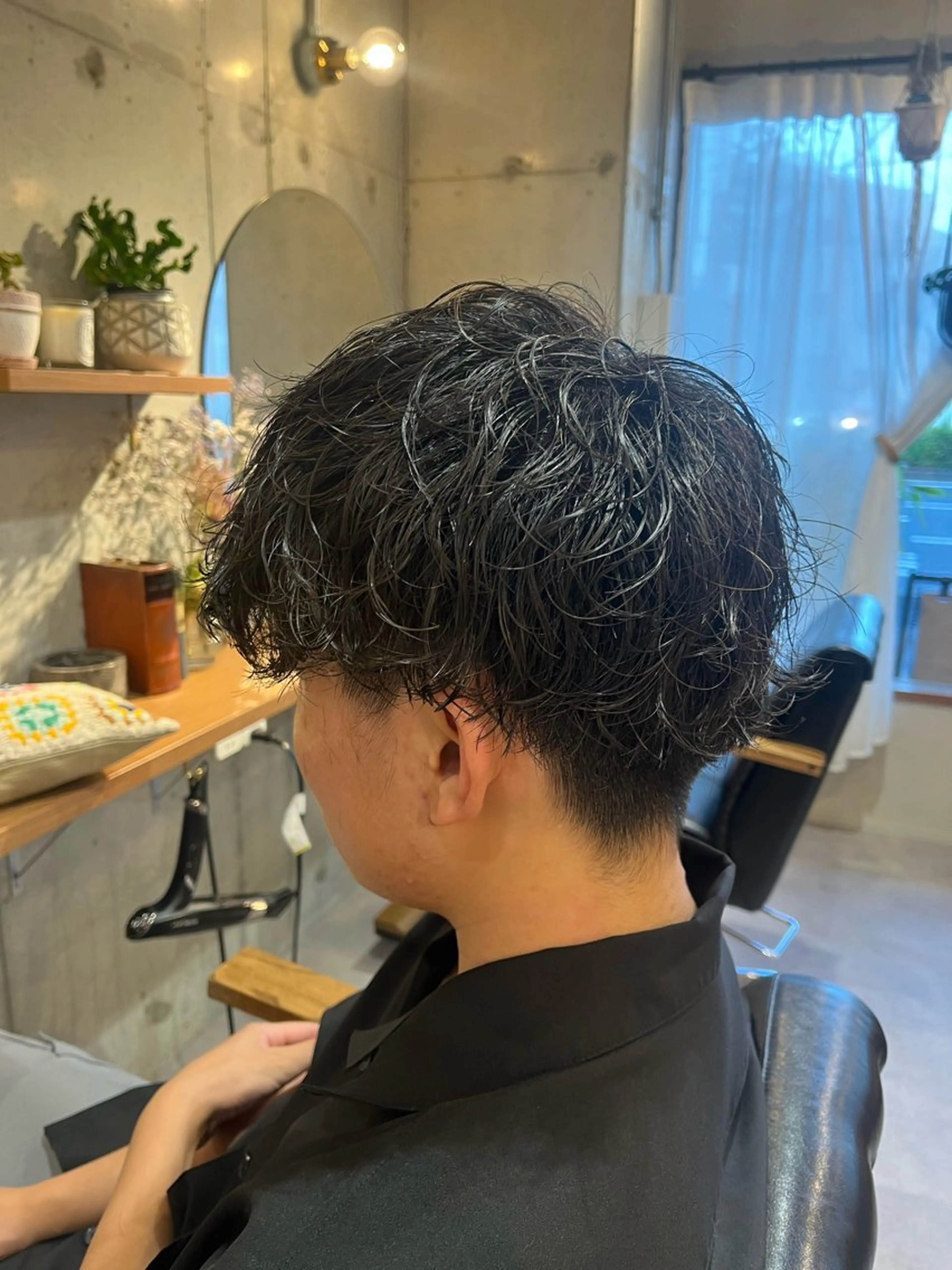 ショート パーマ メンズ Lamp所属・🌀メンズパーマ🌀 🐏丸山祐宇🐏のヘアスタイル