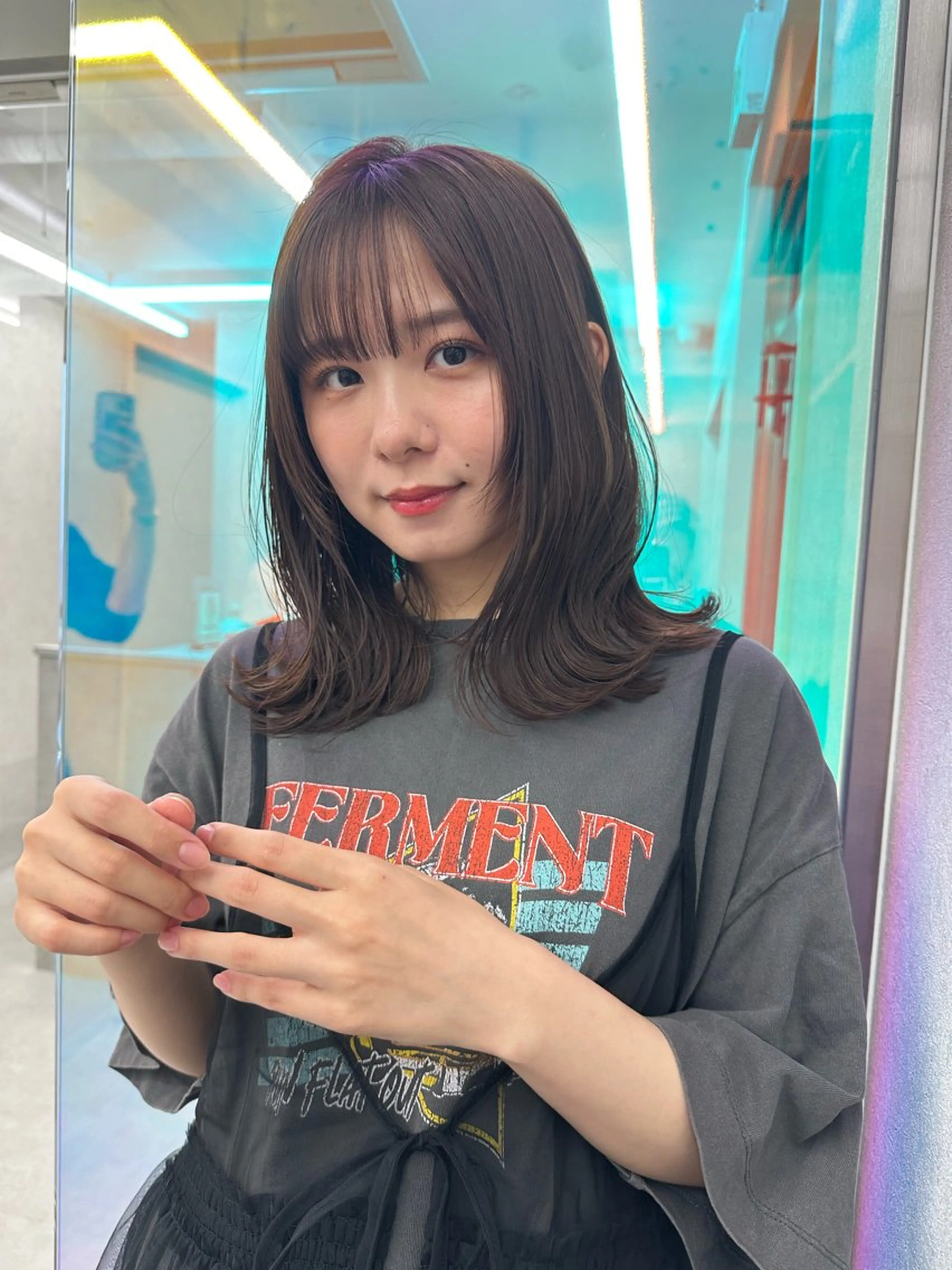 ミディアム 浦和美容室 スタイリスト🌼ゆきのヘアスタイル