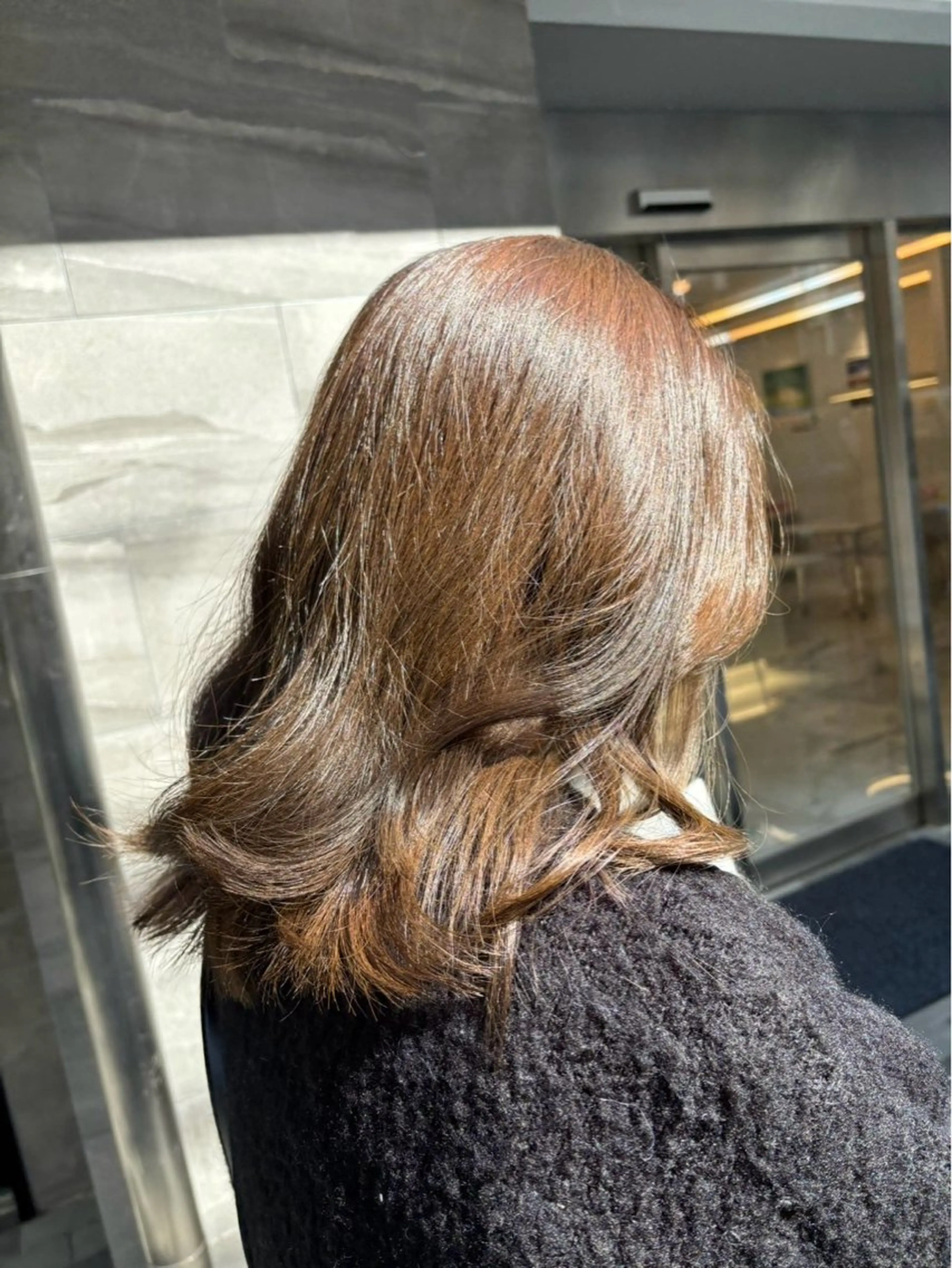 ミディアム カラー ヘアカラー トリートメント .sayo/ Rubik's江坂のヘアスタイル