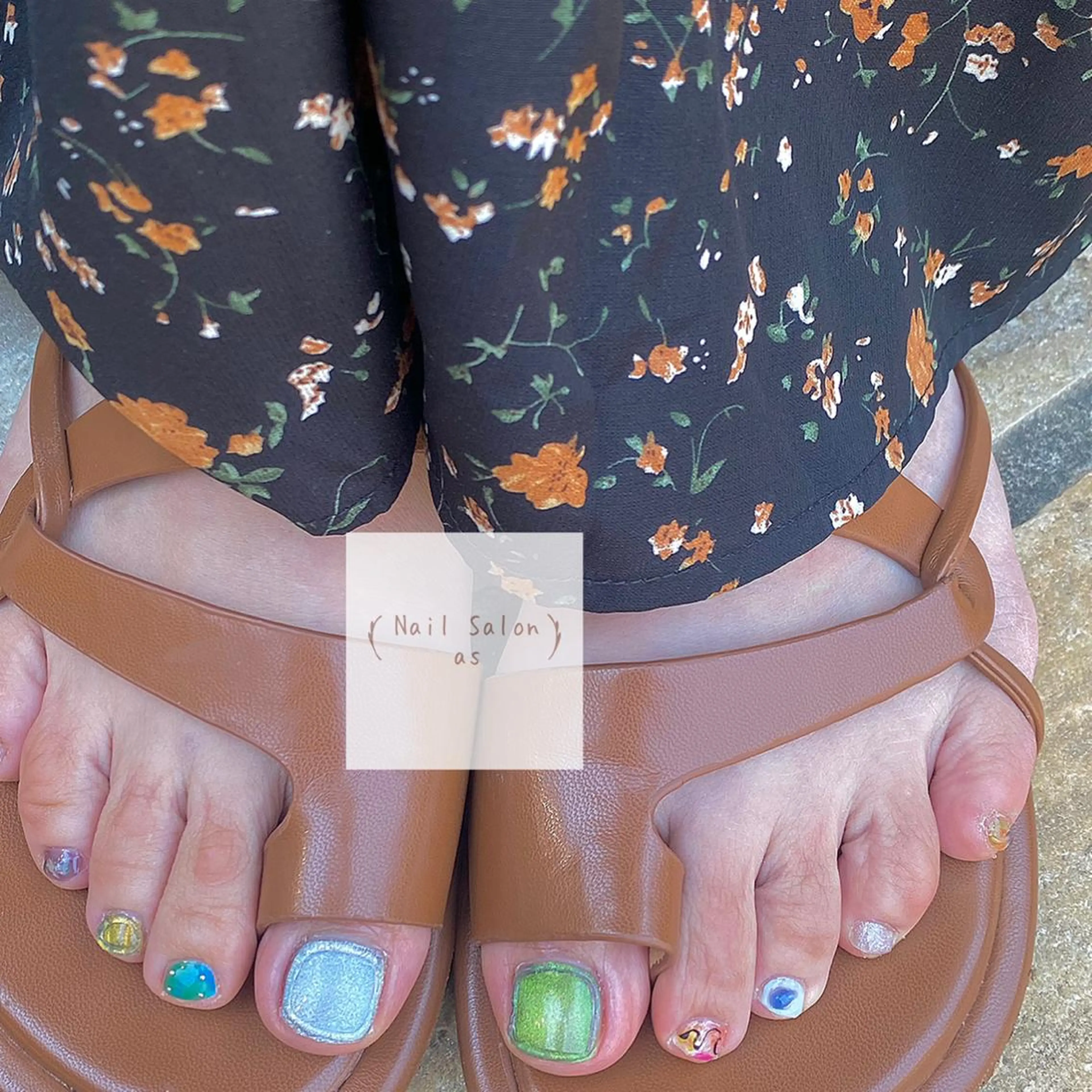 ネイル フットネイル Nail Salon as-アス-のネイルデザイン