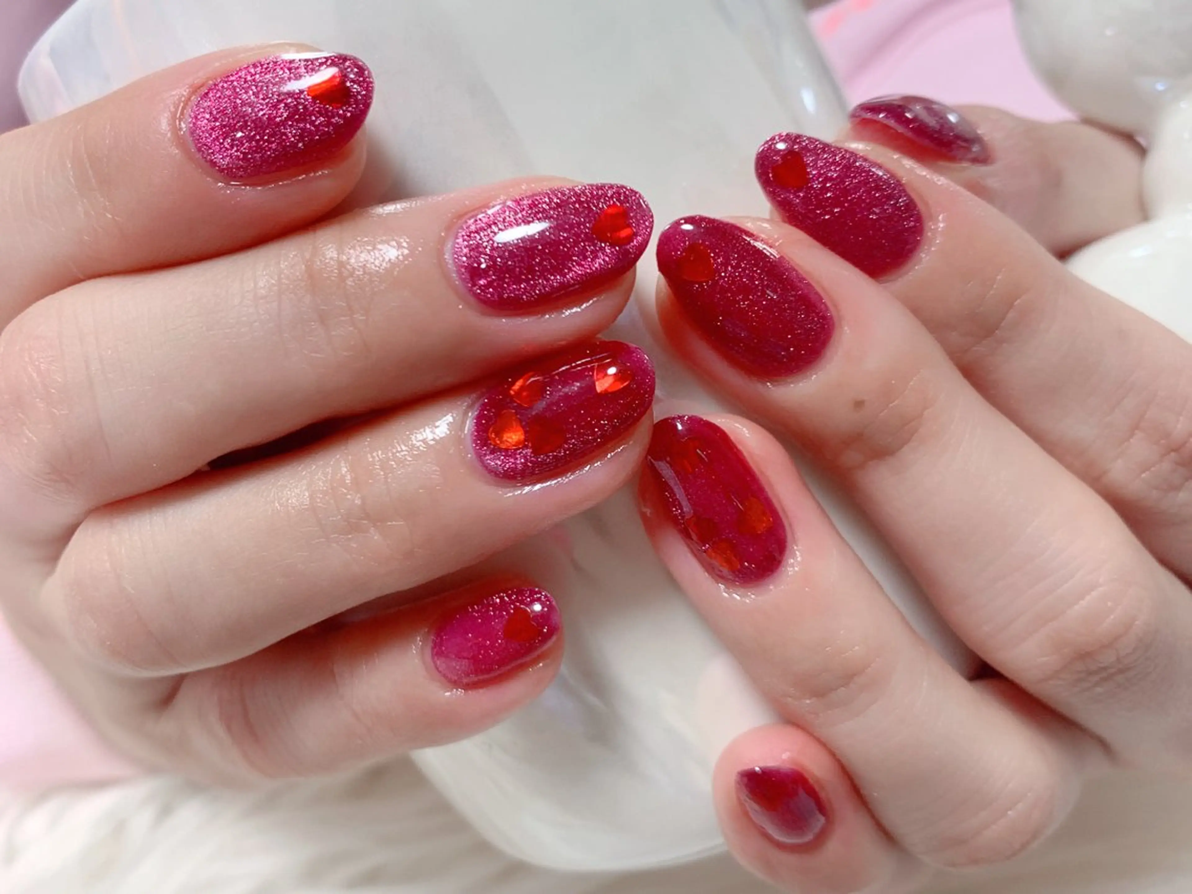 ネイル ハート Salon Femme所属・salon femmeのネイルデザイン