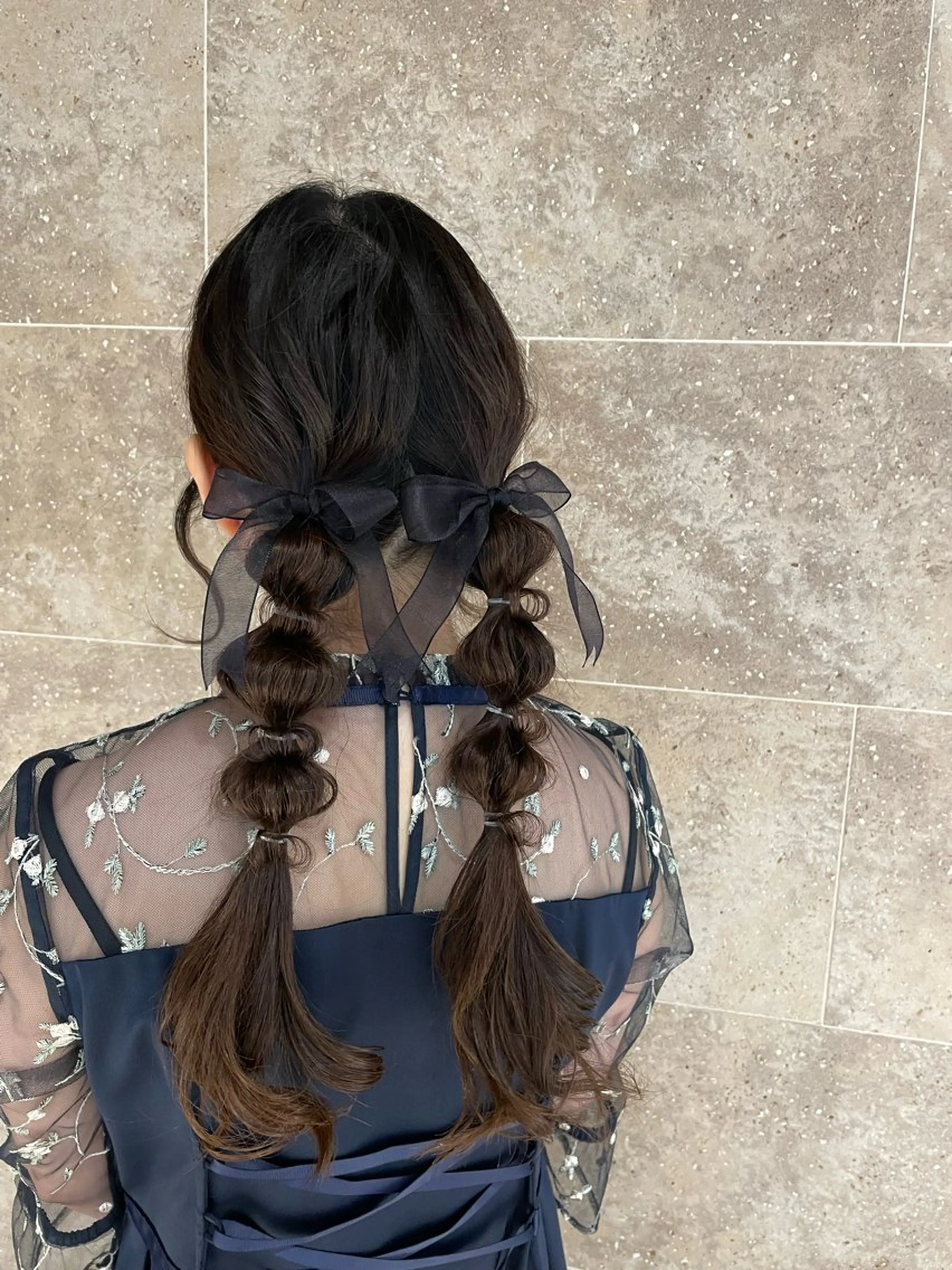 ロング ヘアセット 艶カラー/アレンジ/ はまぐちうみのヘアスタイル