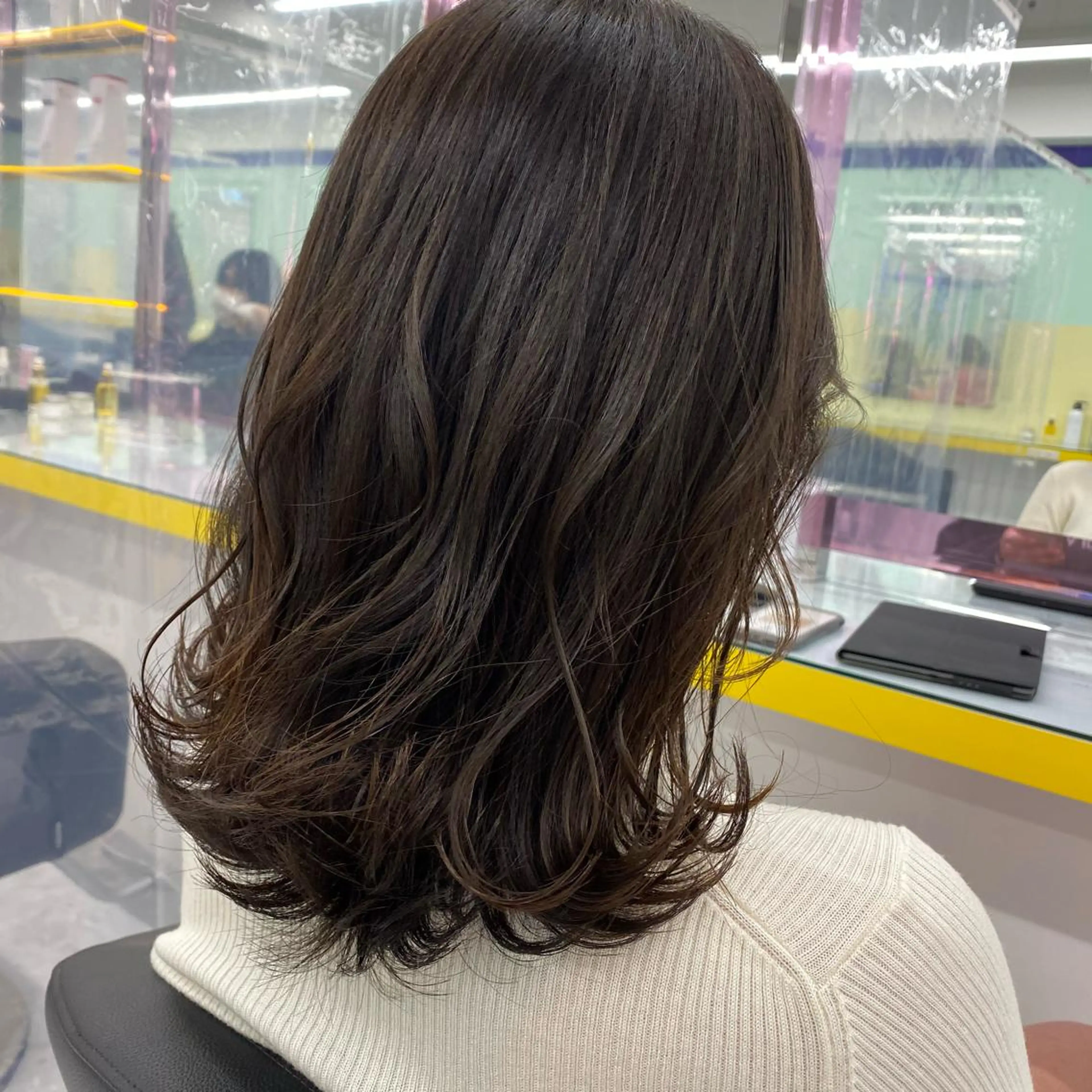 セミロング カラー パーマ ヘアアレンジ メンズ キッズ 🪞モテ髪/トレンド 銀座DISCO🪞のヘアスタイル