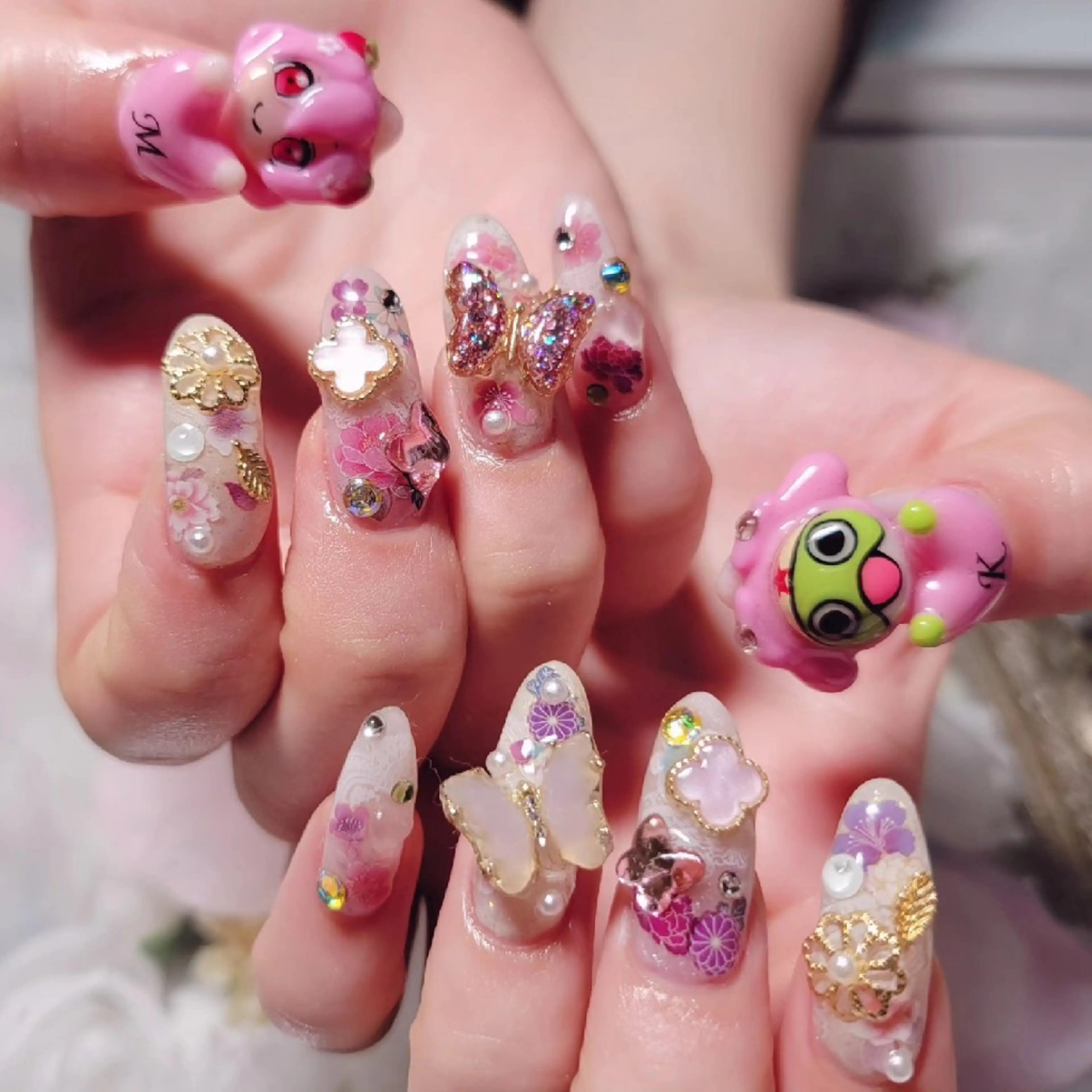 ネイル アートネイル ジェルネイル おで@ oderi_nailのネイルデザイン