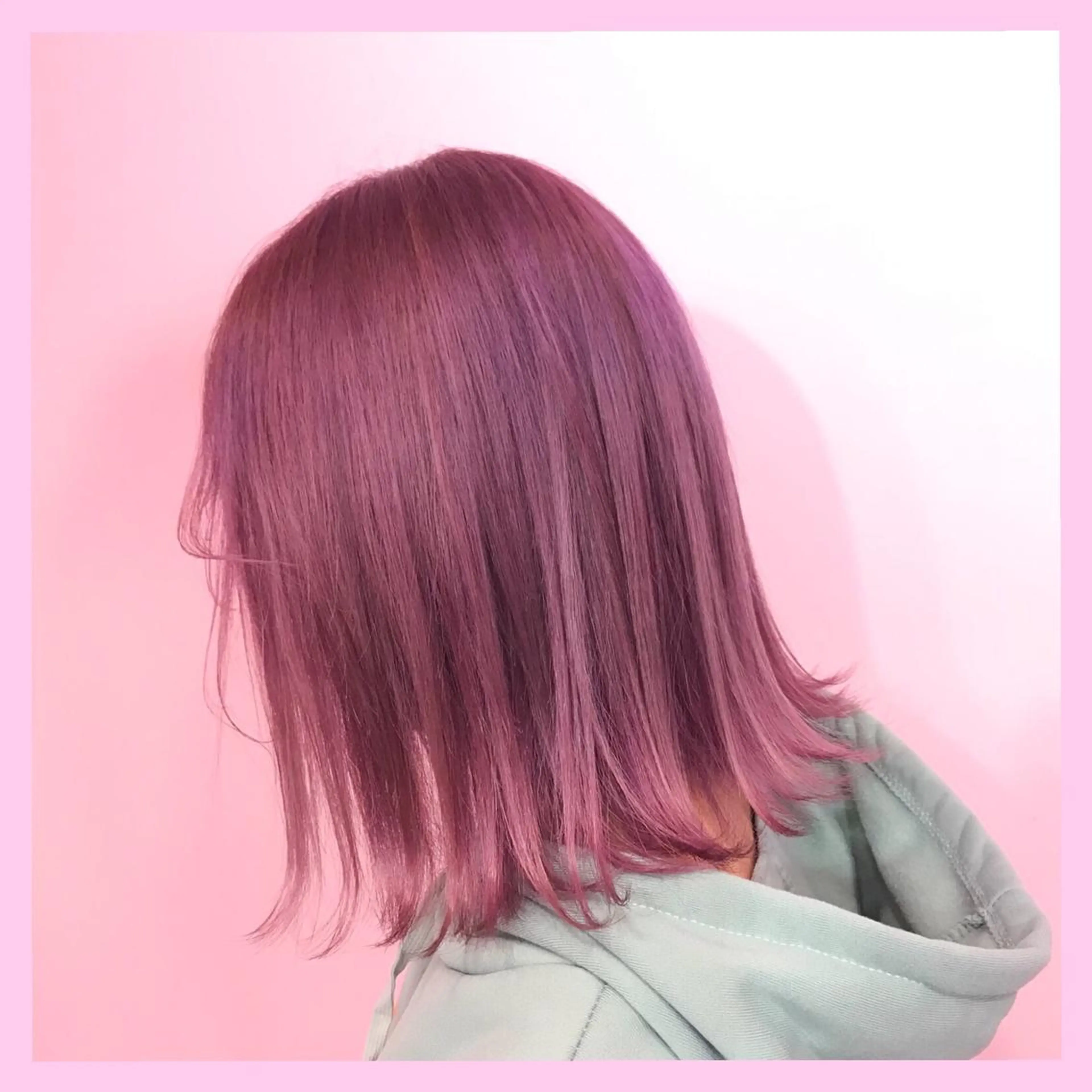 ミディアム カラー SHIN/レイヤー カット×クロスパーマのヘアスタイル