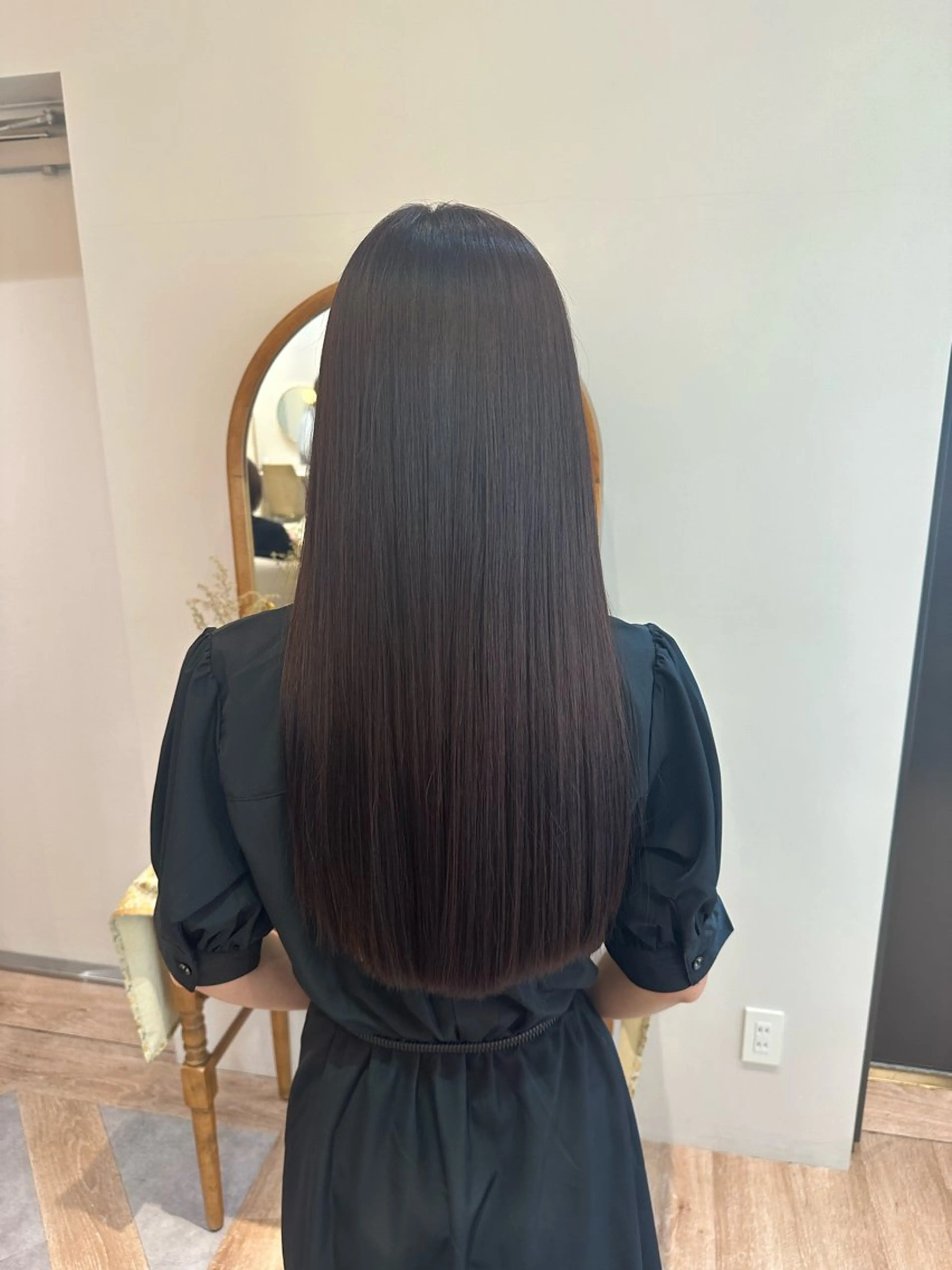 ロング カット ヘアカラー トリートメント サコ ミのヘアスタイル