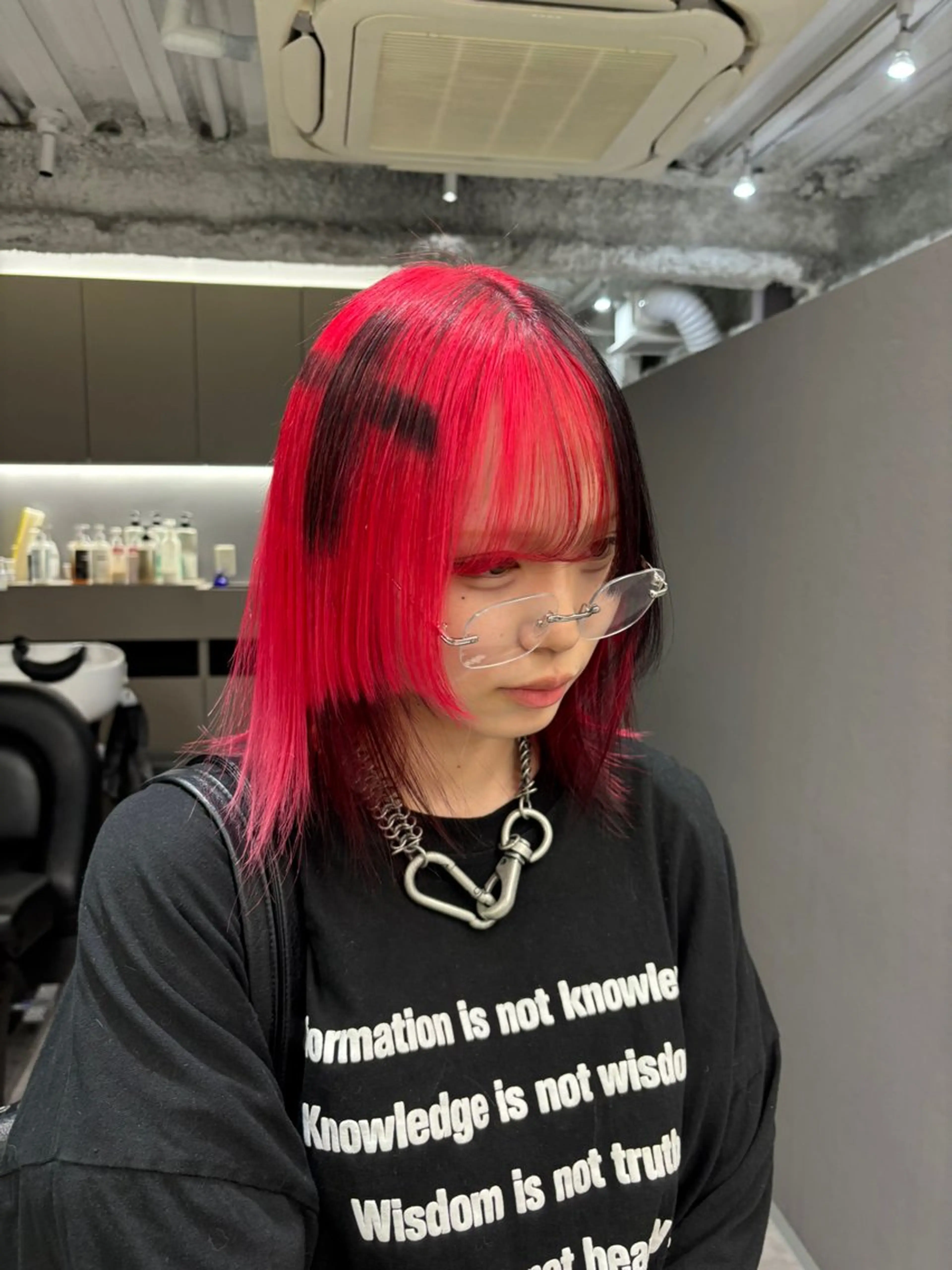 ミディアム カラー ヘアカラー 名古屋／デザイン／ ブリーチ/松井亮磨のヘアスタイル