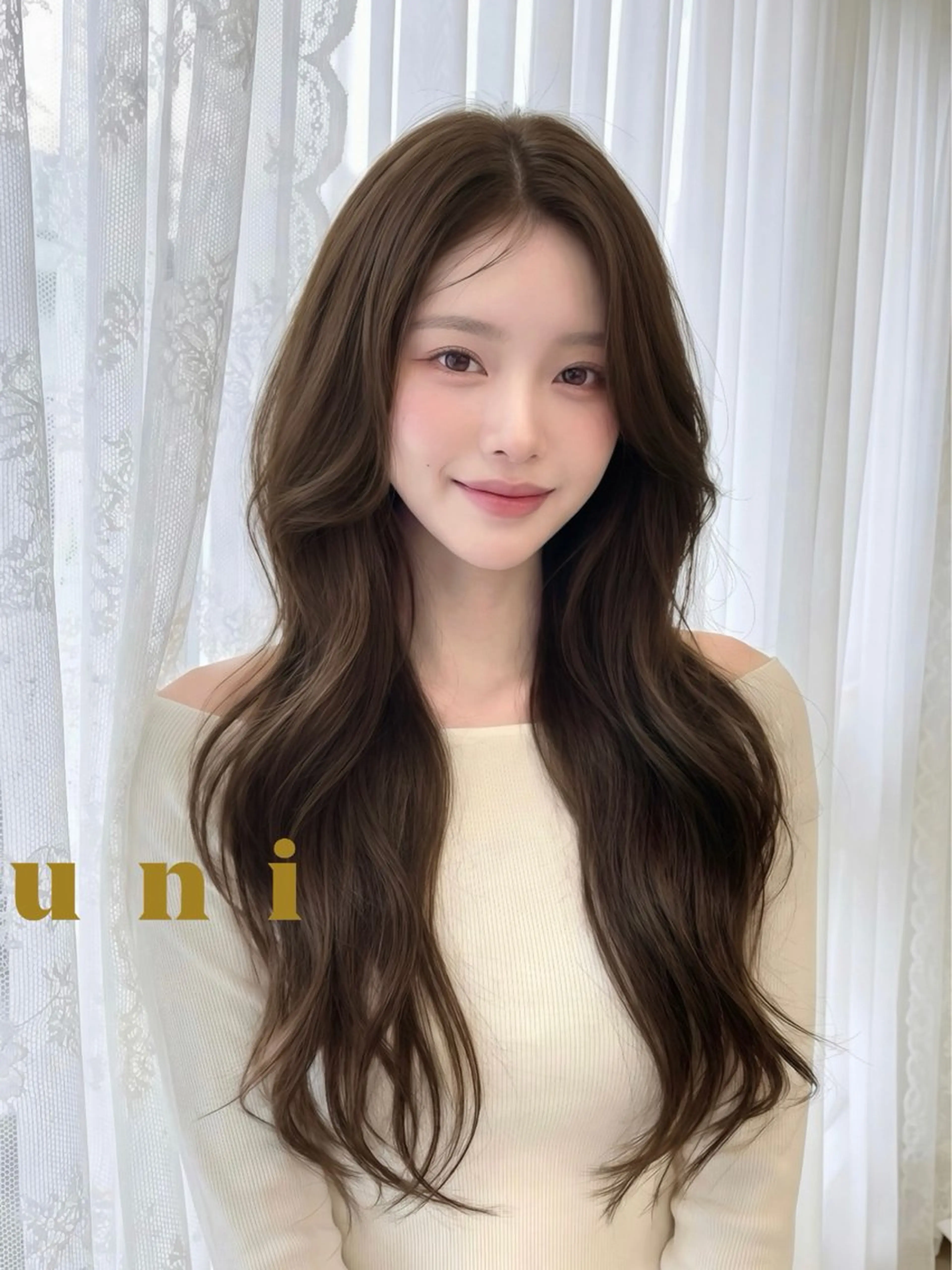 ロング UNI表参道所属・新野 百恵のヘアスタイル