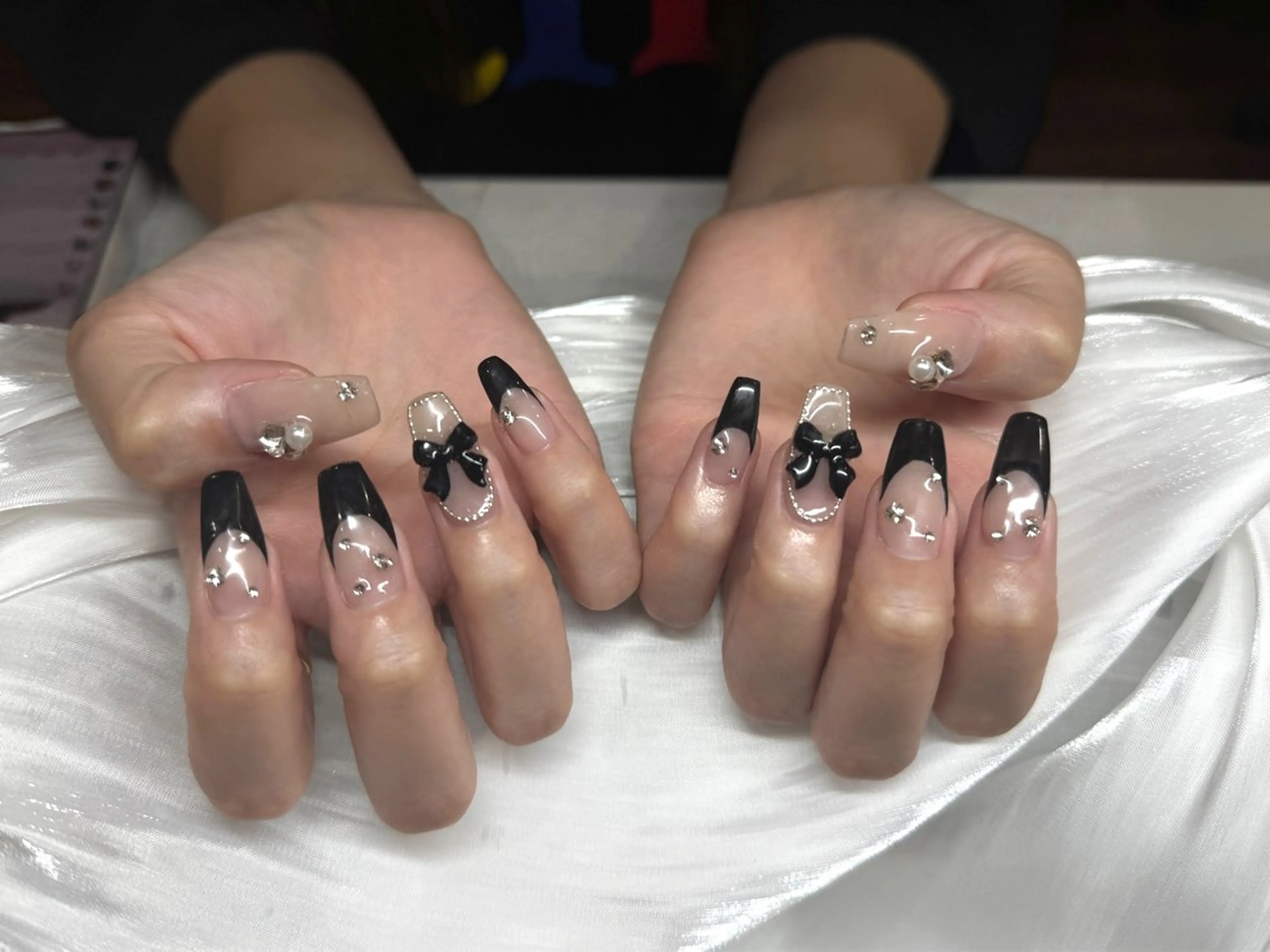 ネイル フットネイル フレンチネイル ジェルネイル ガラスフレンチ 韓国ネイル ハンドネイル ハンドケア The Nail & Eye Lashのその他イメージ