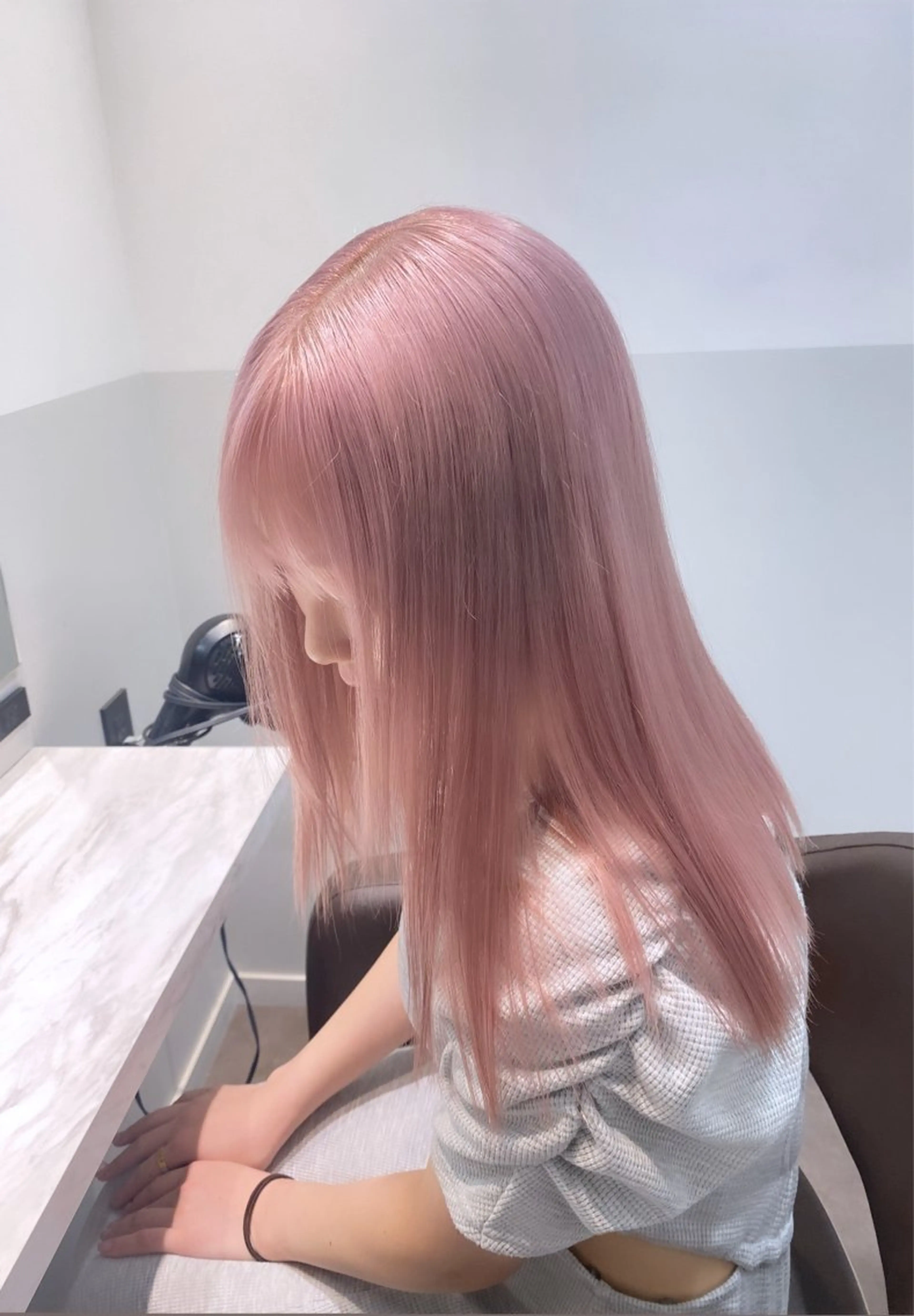 ロング カラー ヘアアレンジ メンズ ヘアカラー トリートメント SALOWIN所属・ハイトーン美容師 MASATOのヘアスタイル