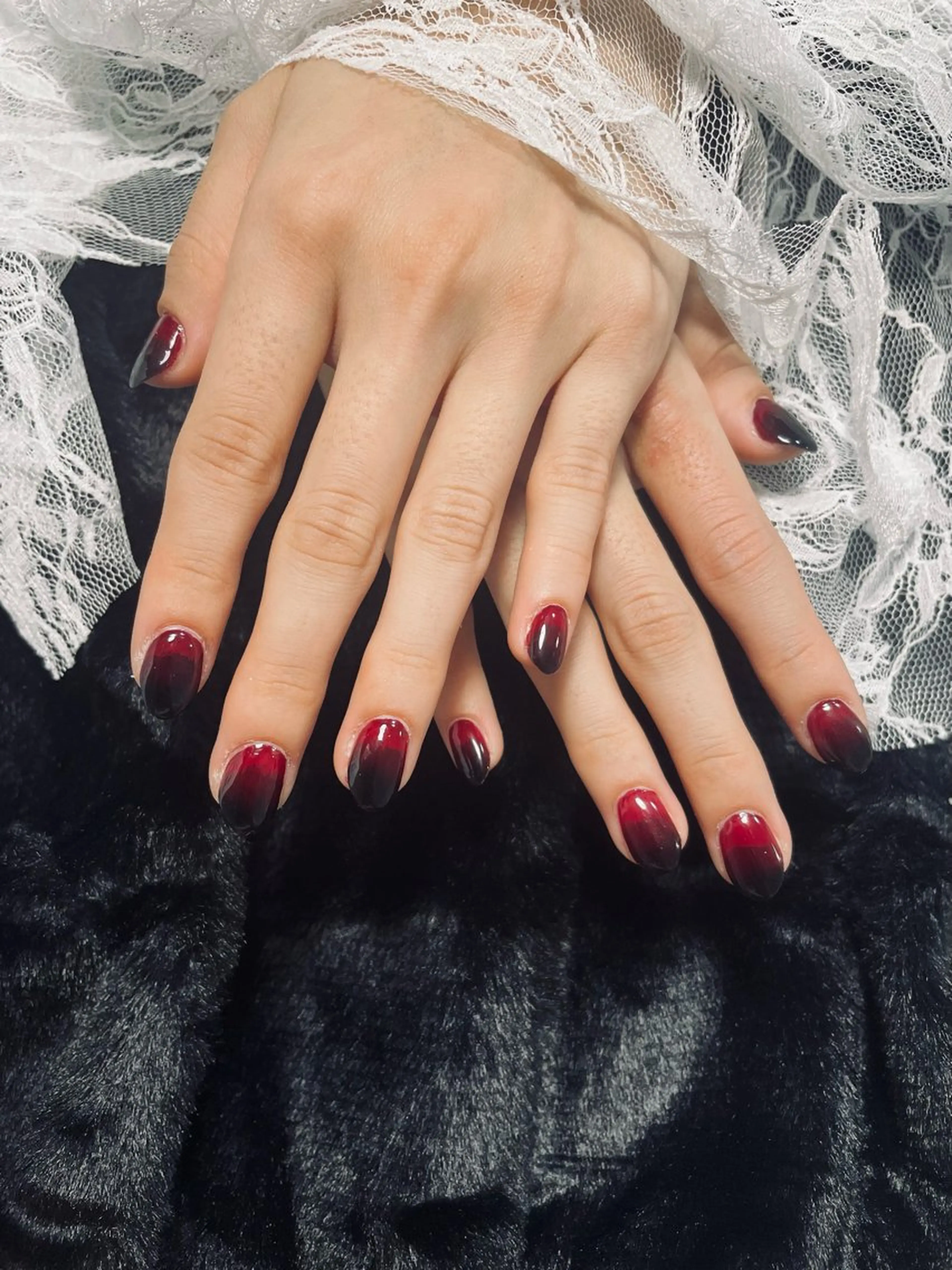 ネイル グラデーション ゆ きのネイルデザイン